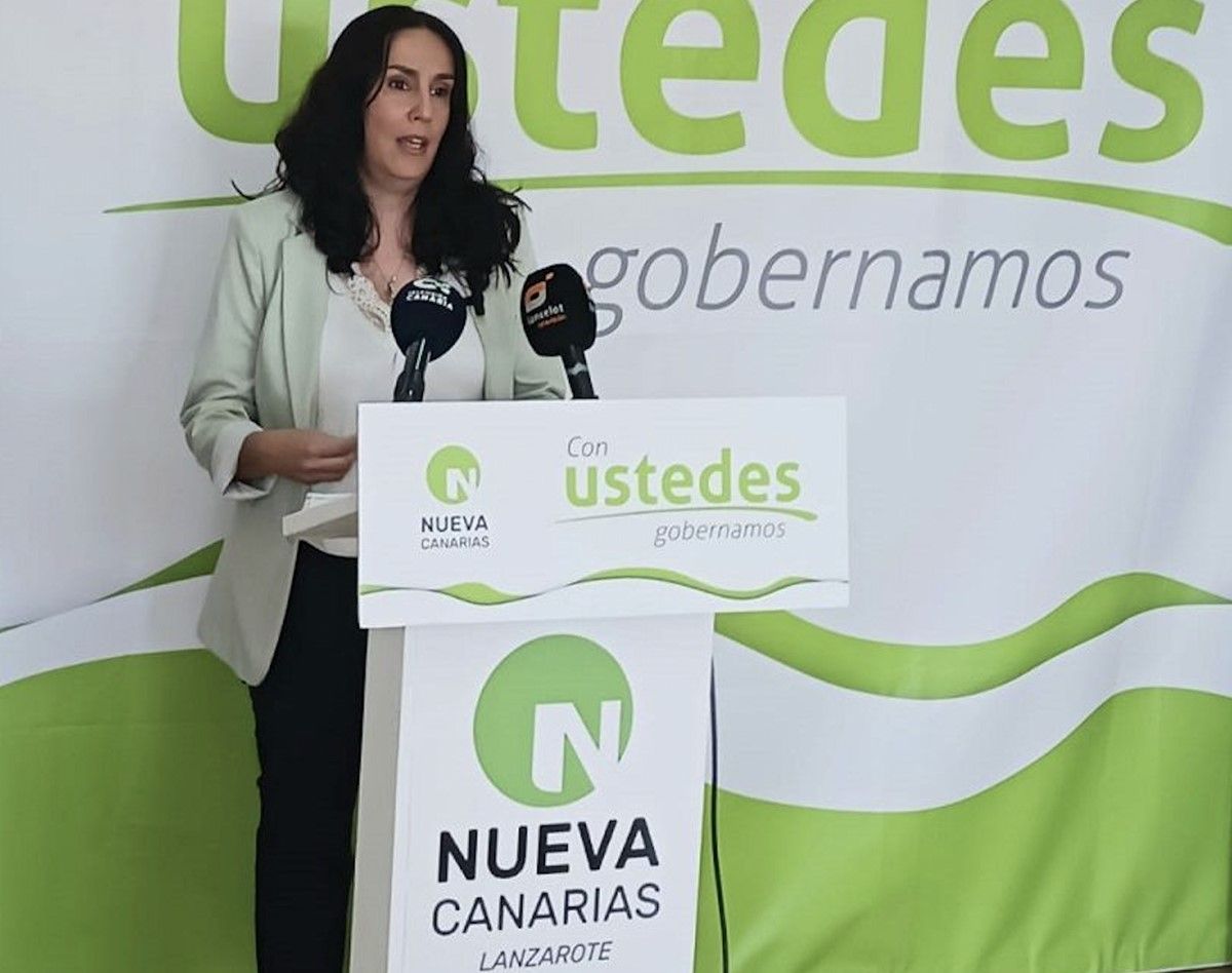 La consejera de Nueva Canarias, Daisy Villalbac