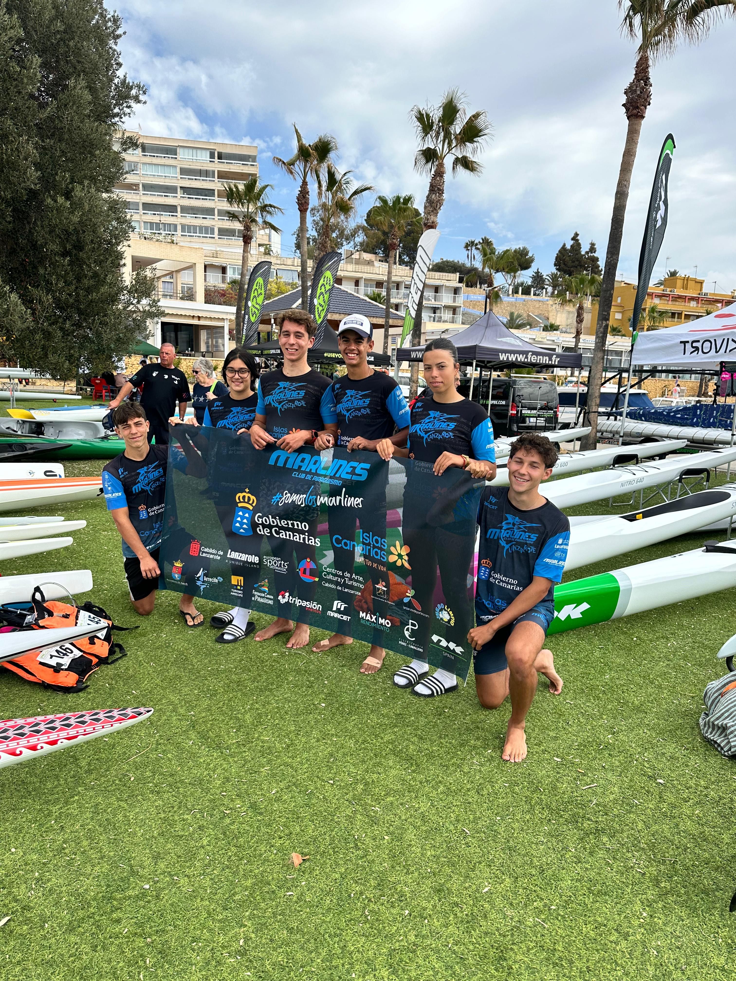 Dos oros y dos bronces de la 'XV Eurochallenge' regresan a Lanzarote de mano de los Marlines