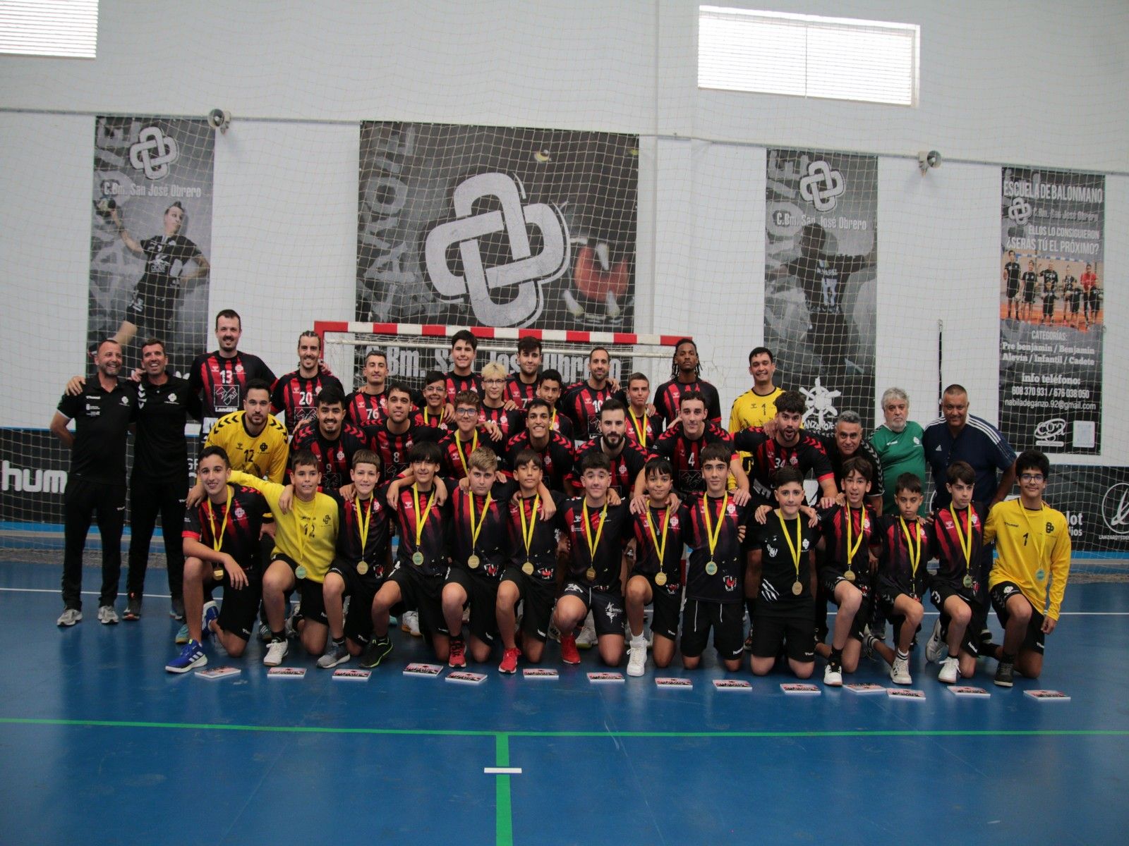 Partido de Balonmano entre Landbit Lanzarote y Porriño