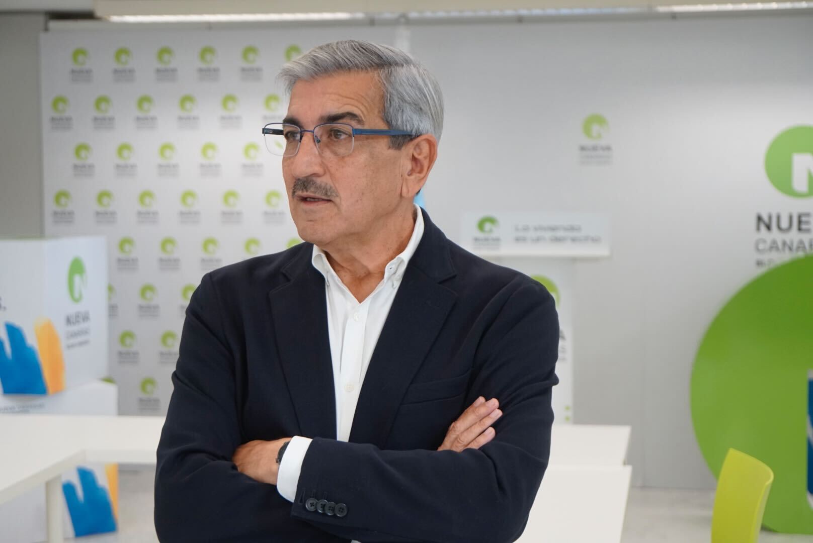 El presidente de Nueva Canarias-Bloque Canarista (NC-BC), Román Rodríguez