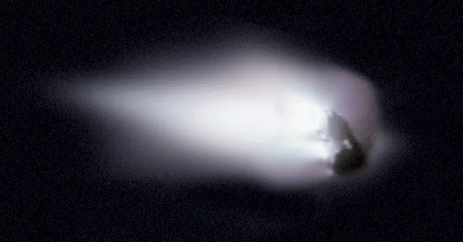 El cometa Halley captado por la Nasa en 1986. Foto: NASA.
