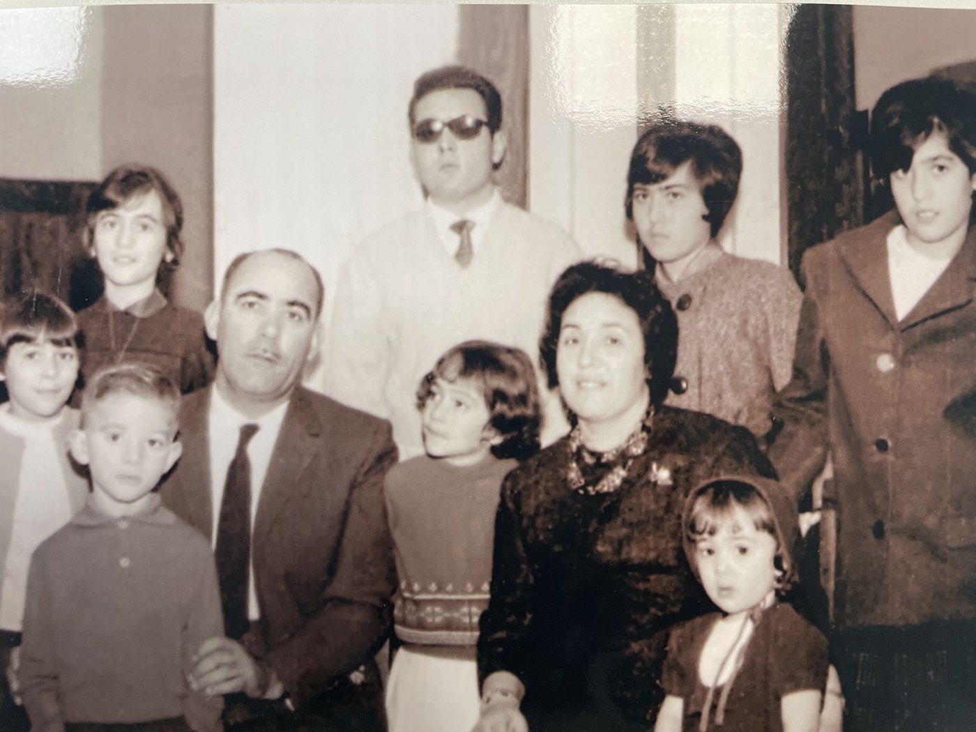 La familia Ferrer en 1962. Imagen facilitada por la famila.