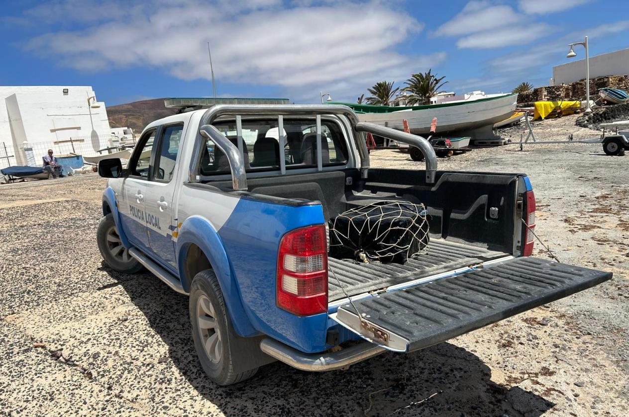 Droga encontrada en el mar cerca de La Graciosa