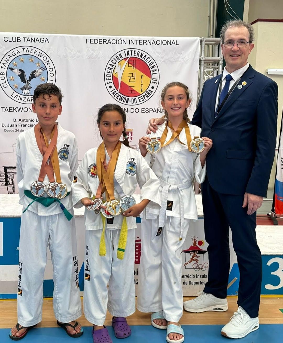 El Club Tanaga gaba 44  medallas en el torneo autonómico de Taekwon-do iftu