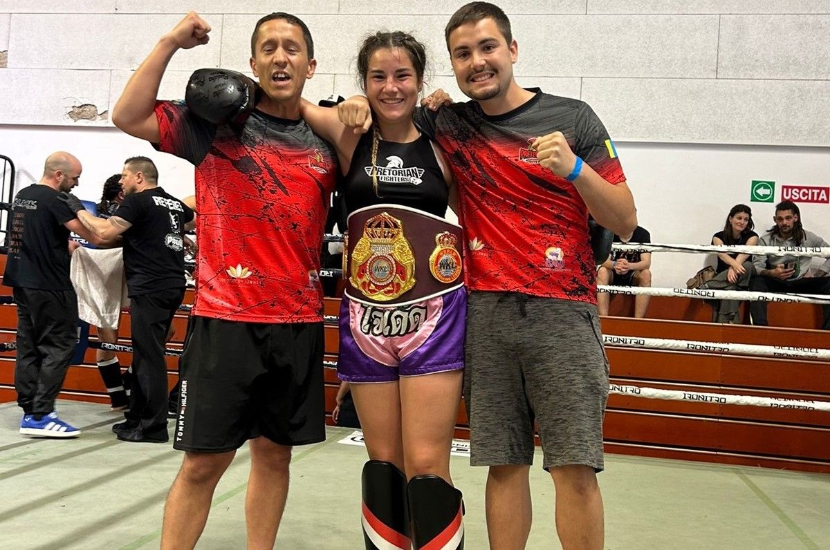 La reciente campeona mundial de kickboxing, Idaira Sánchez