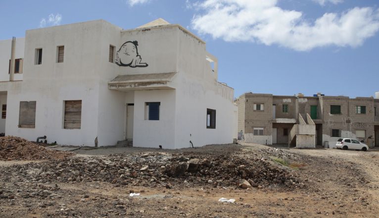 Occupied houses in Costa Teguise. Photo: Juan Mateos. Occupied houses in Costa Teguise. Photo: Juan Mateos.