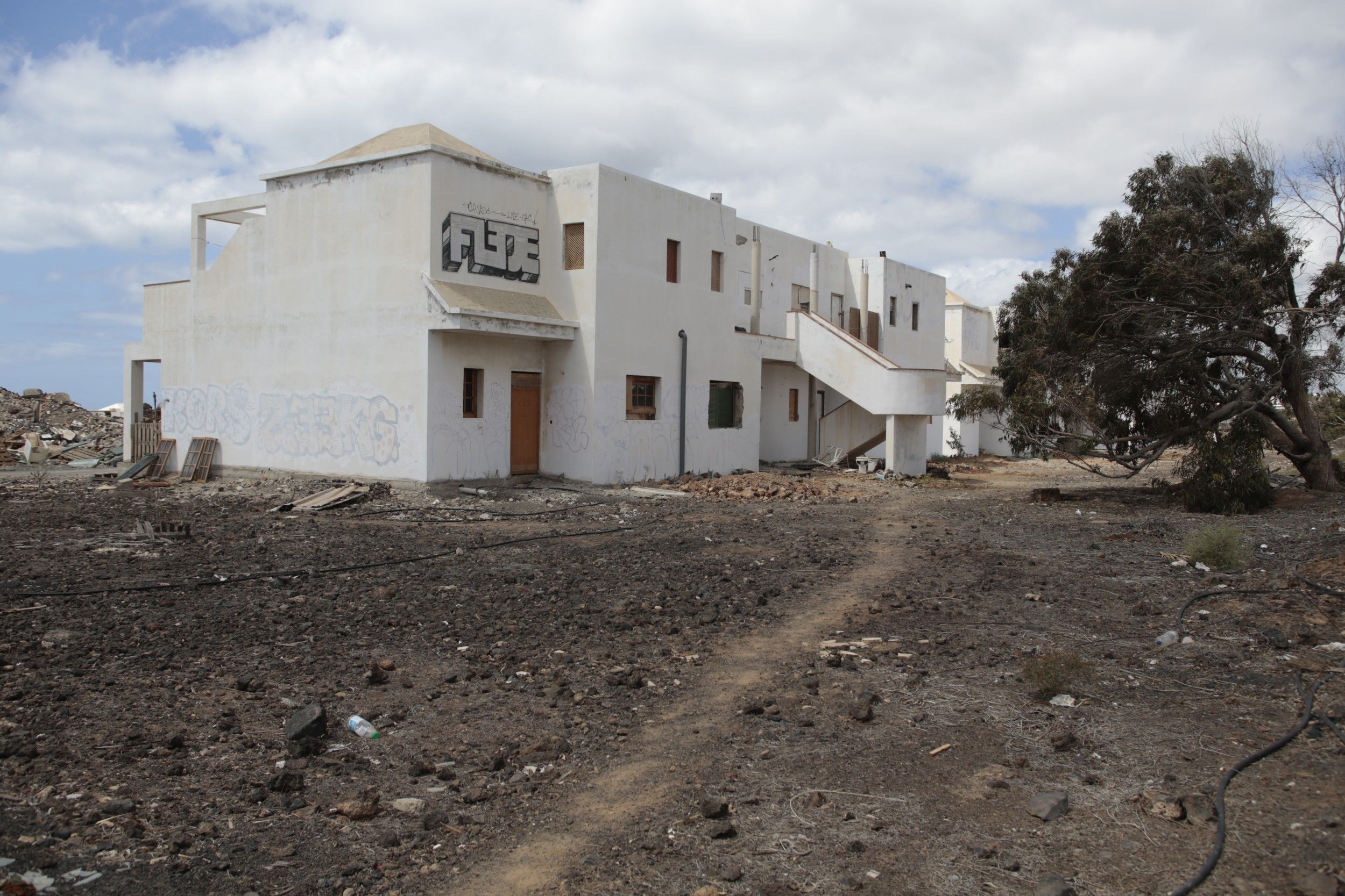 Occupied homes in Costa Teguise. Photo: Juan Mateos.