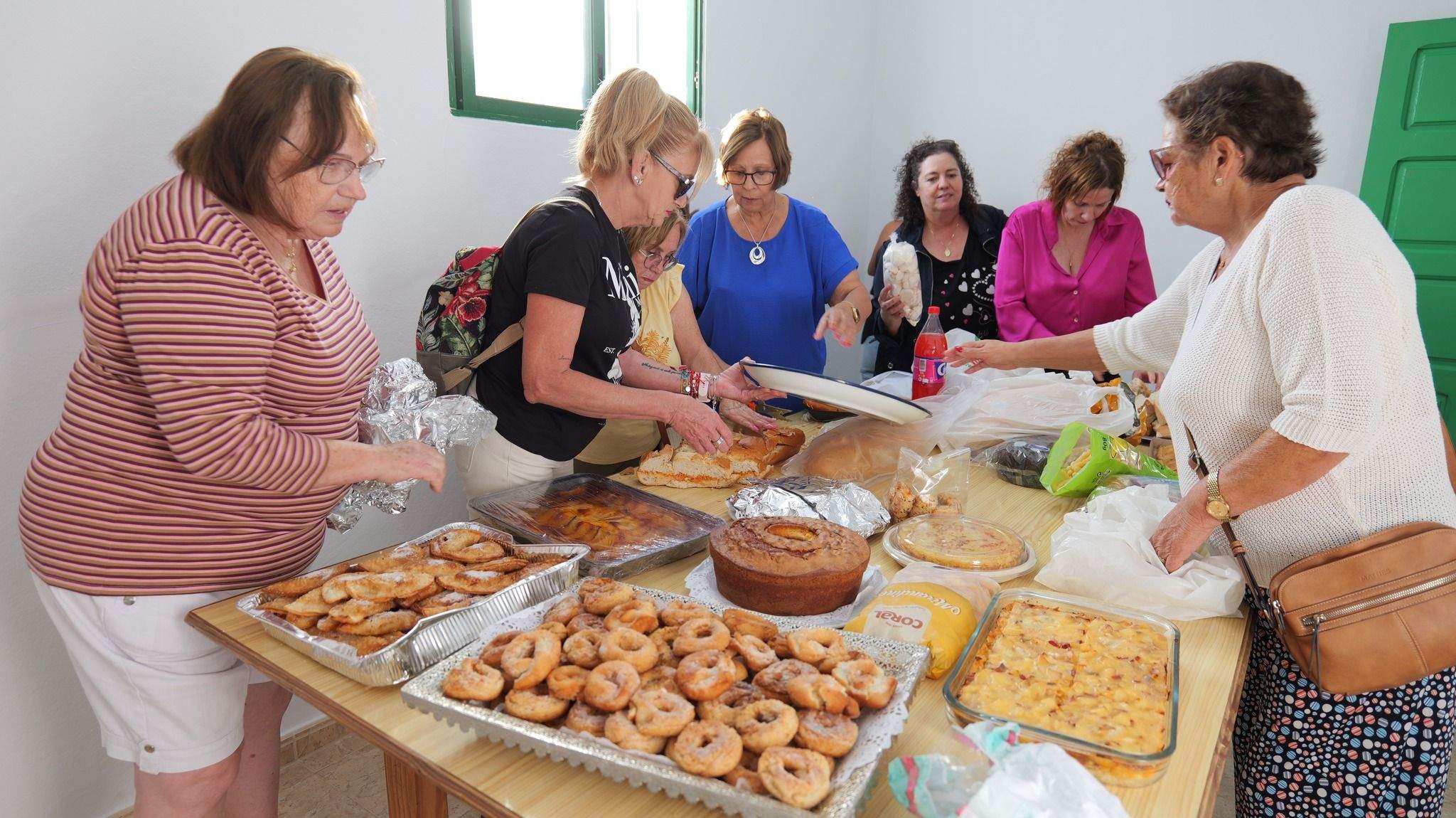 Misa y procesión en honor a las fiestas de María Auxiliadora, Argana Alta