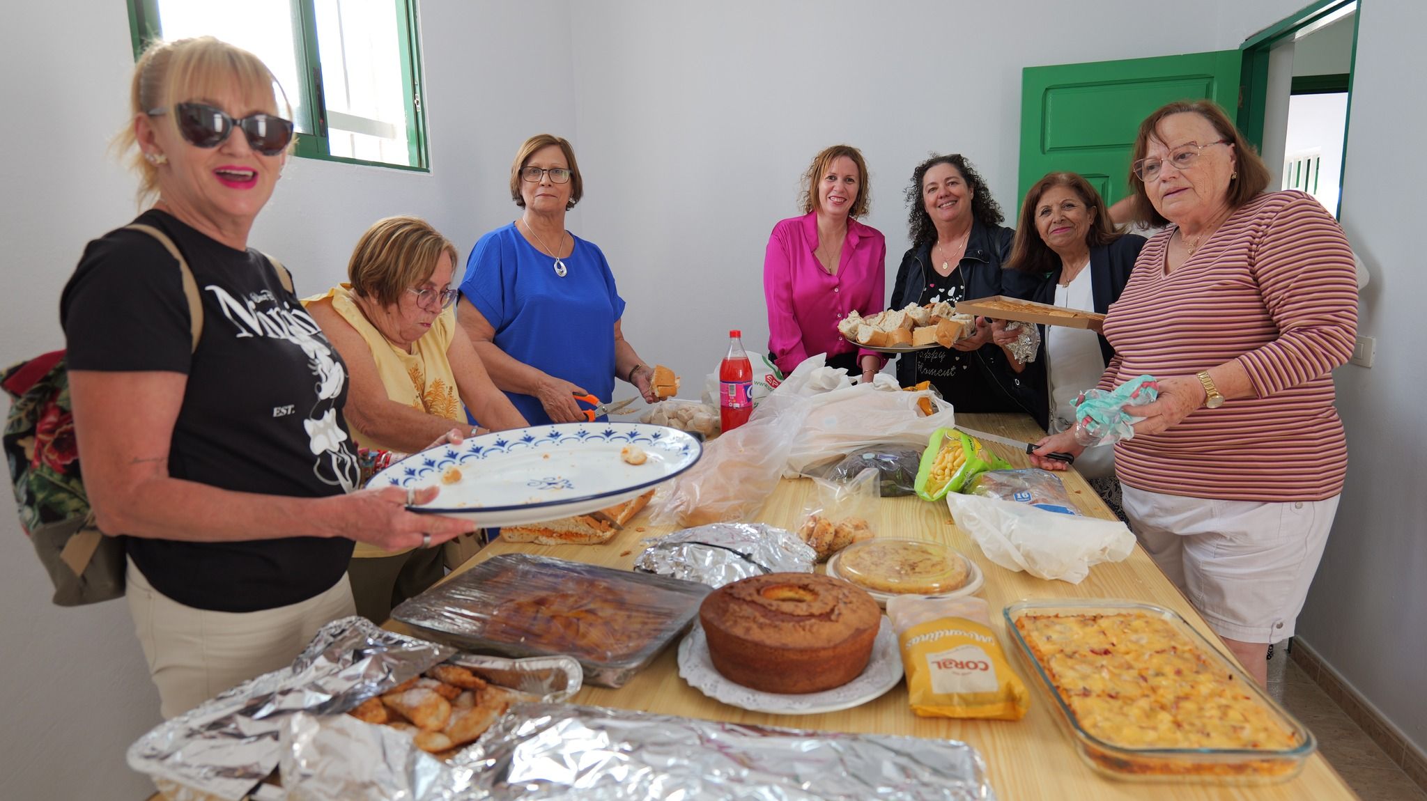 Misa y procesión en honor a las fiestas de María Auxiliadora, Argana Alta