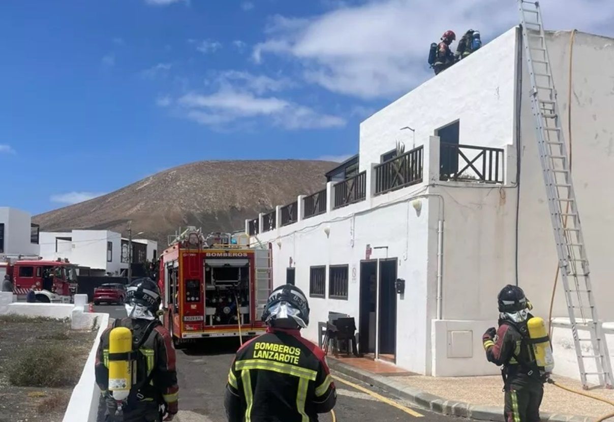 Incendio en un restaurante de Uga