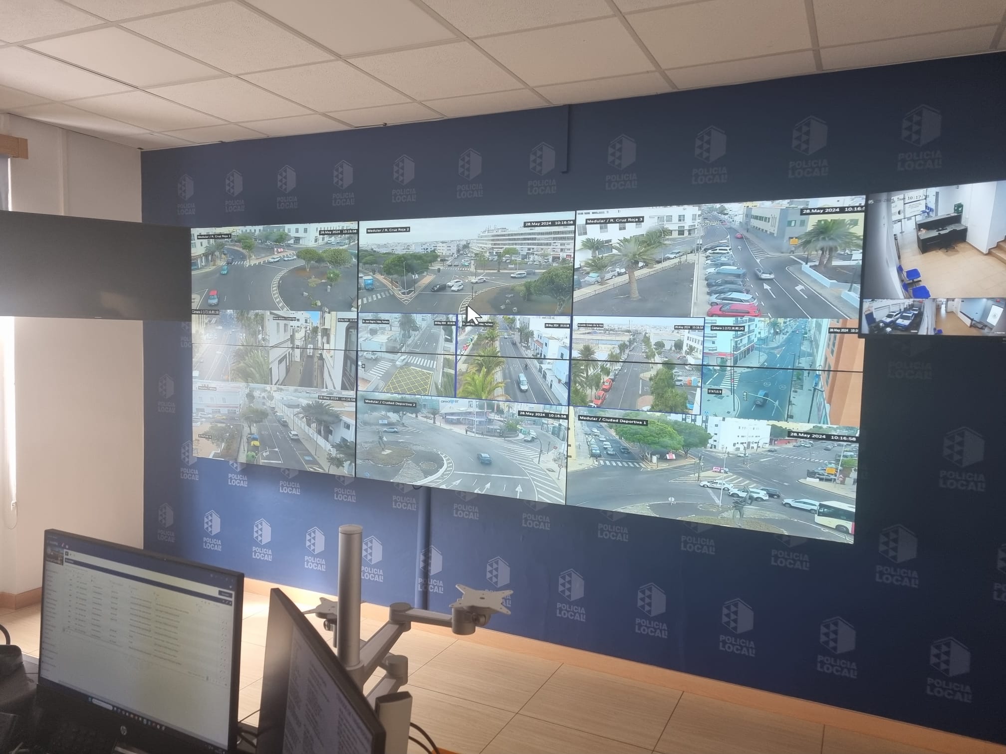 Cámaras de la Policía Local de Arrecife