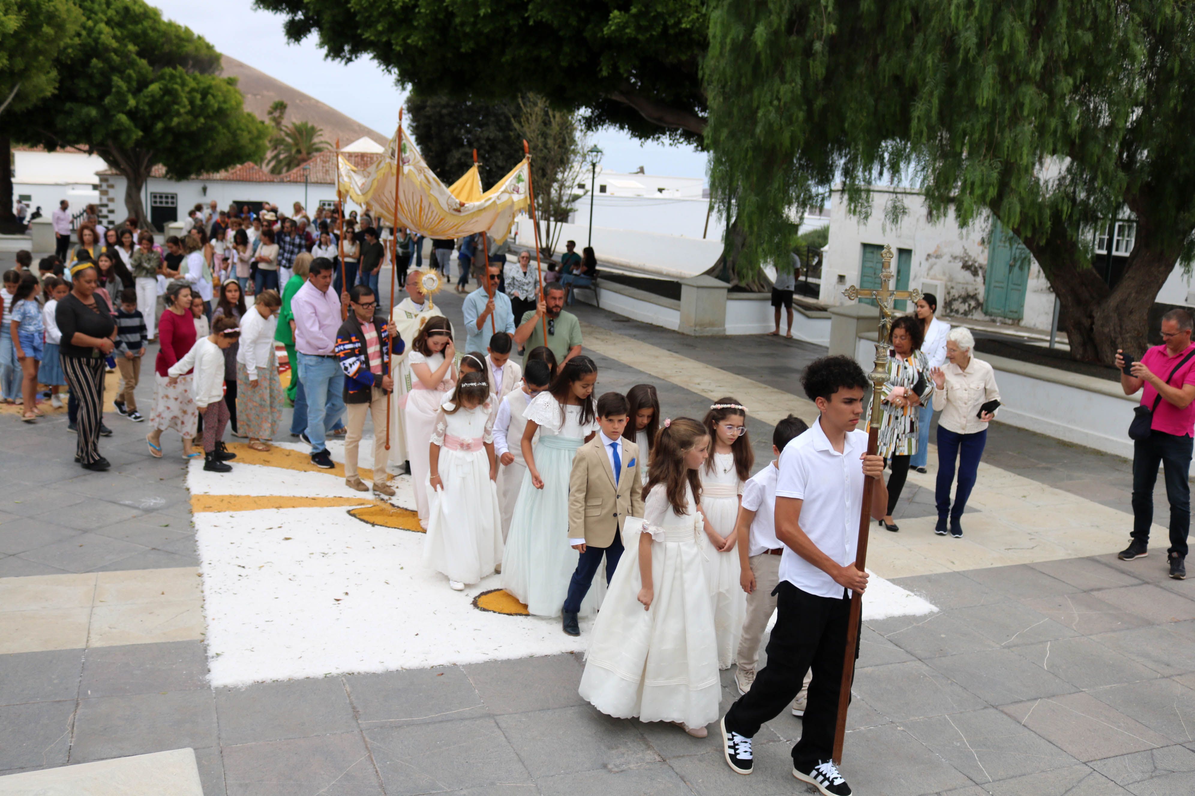 Celebración del Corpus Christi en Yaiza