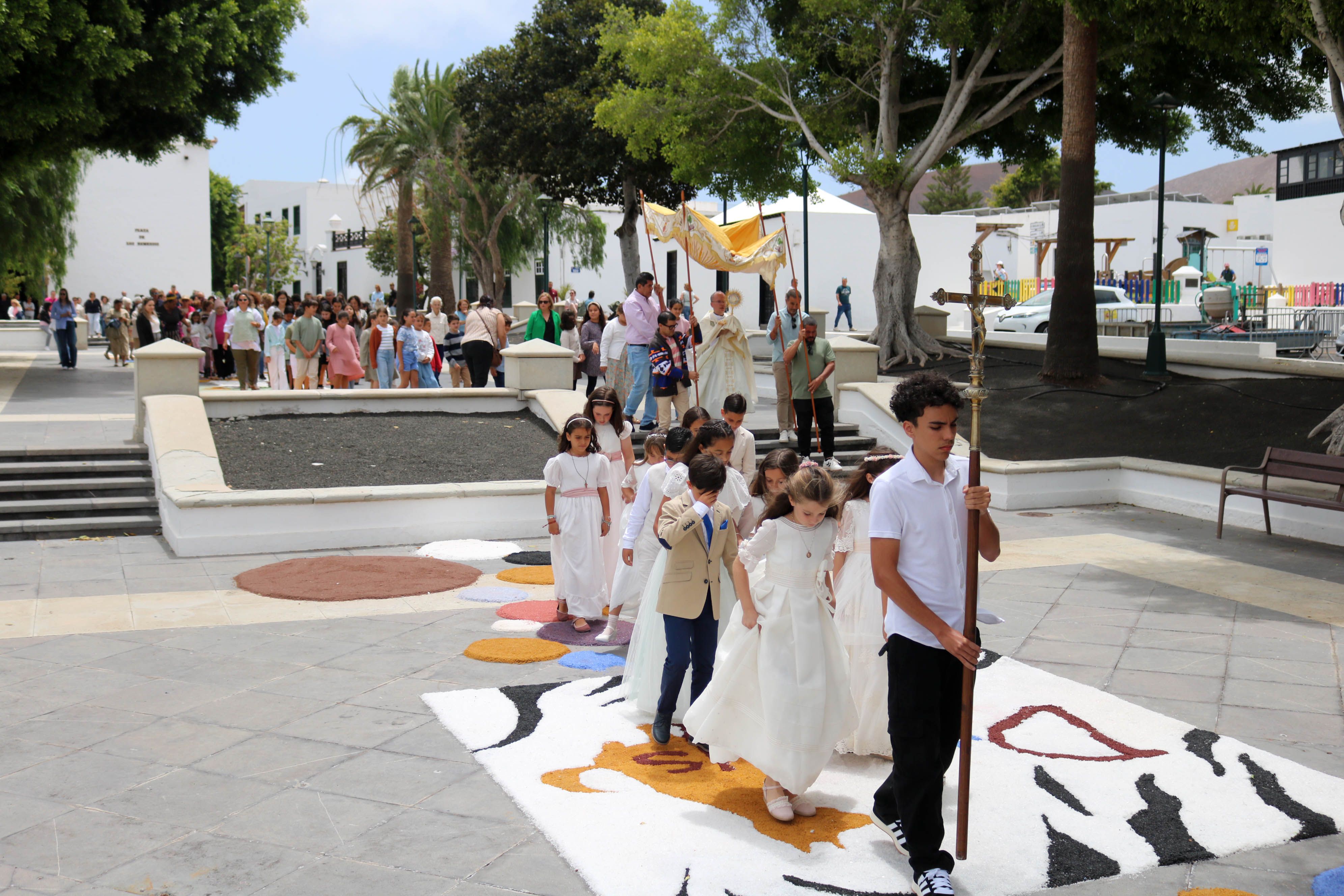 Celebración del Corpus Christi en Yaiza