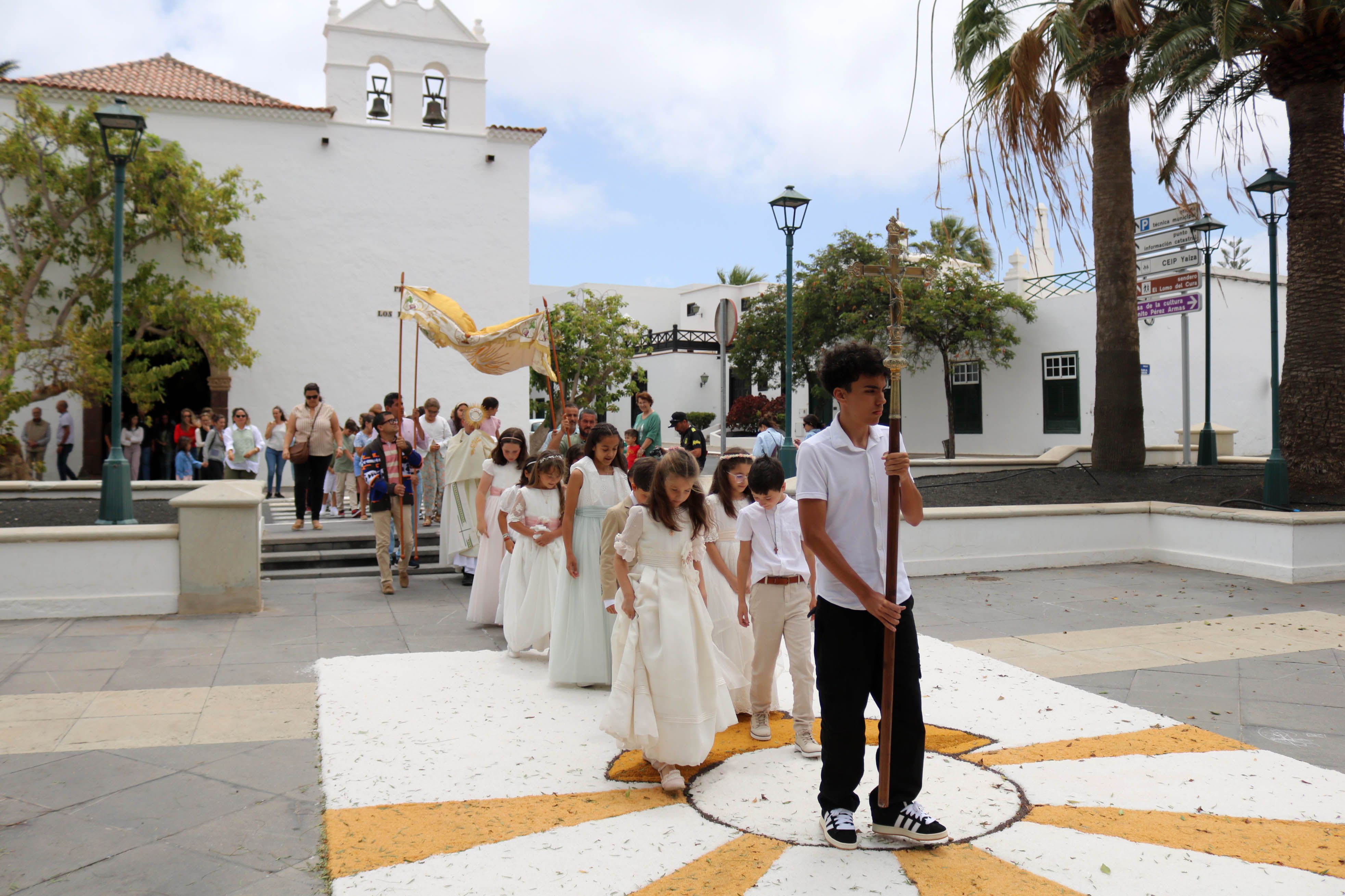 Celebración del Corpus Christi en Yaiza