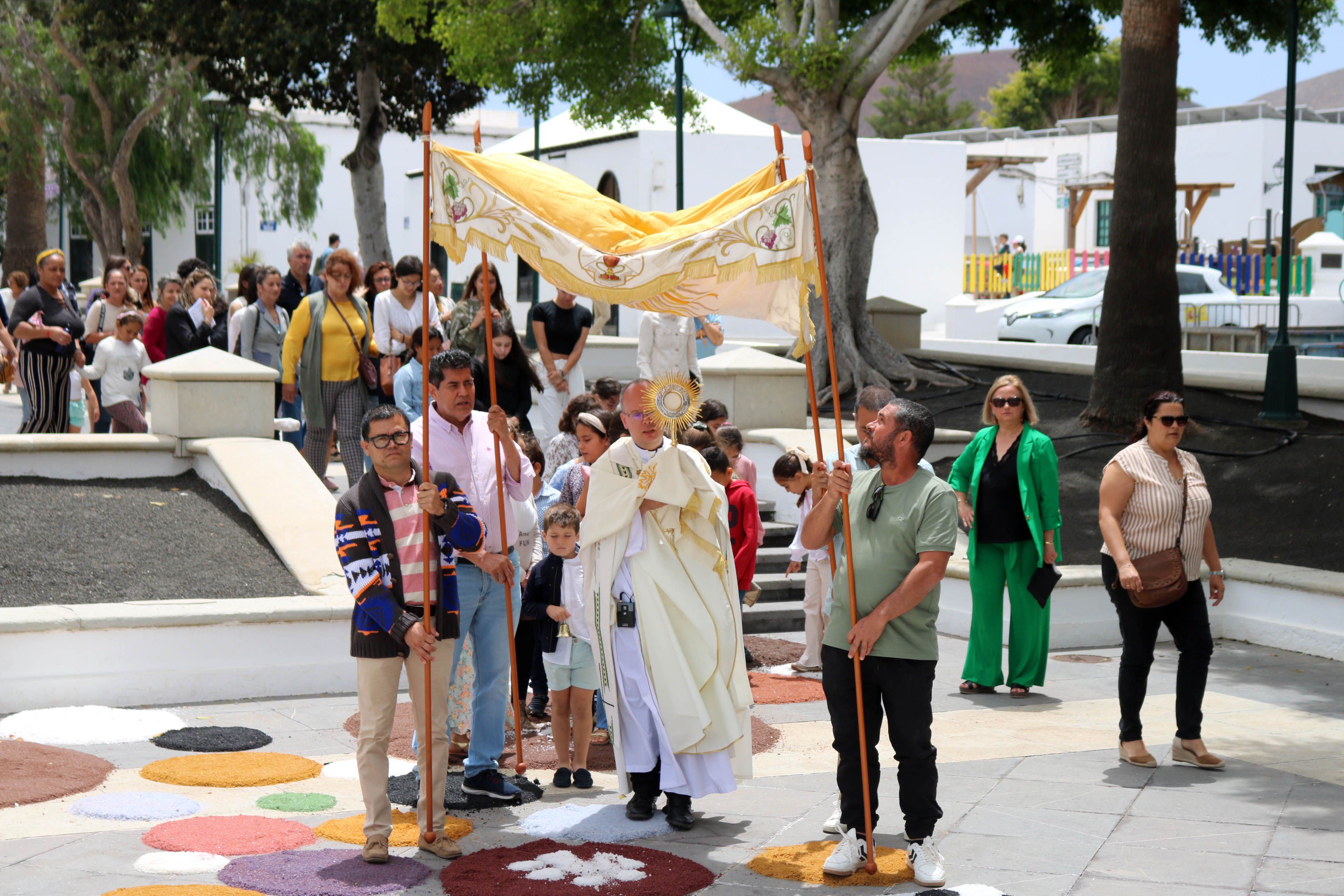 Celebración del Corpus Christi en Yaiza