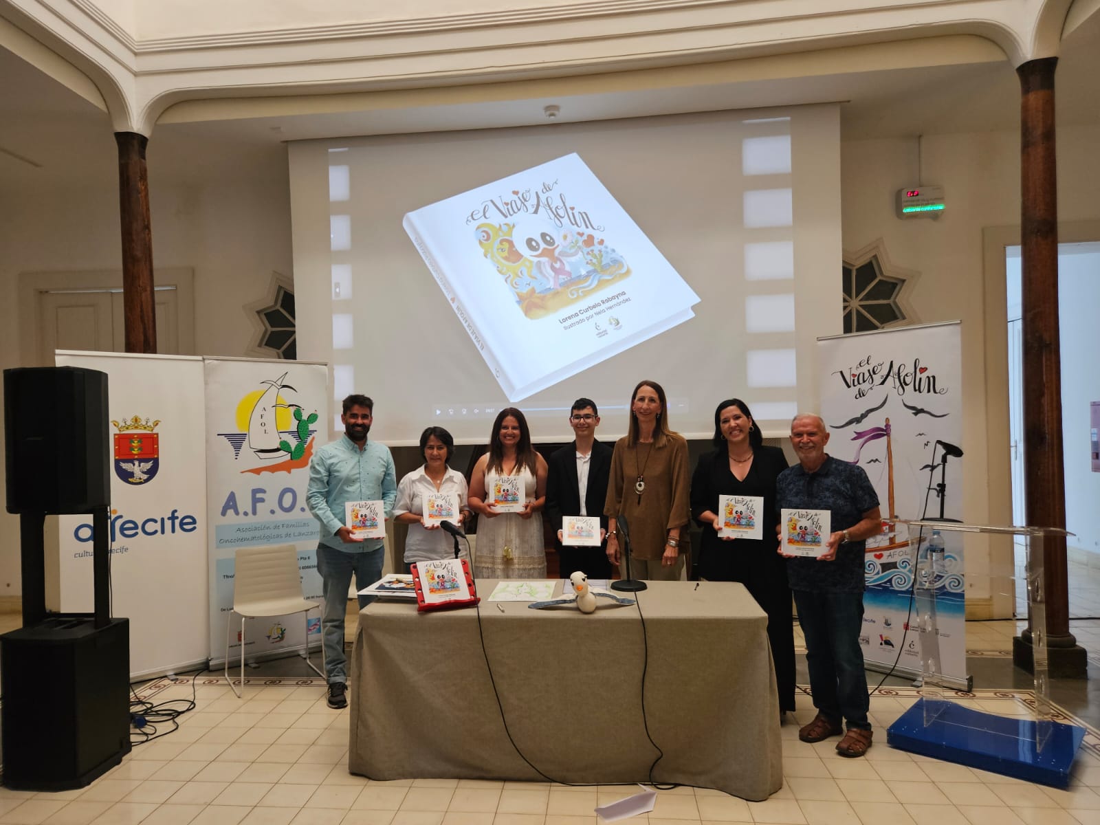 Presentación del libro de cuentos El Viaje de Afolin de AFOL en Arrecife Presentación del libro de cuentos El Viaje de Afolin de AFOL en Arrecife