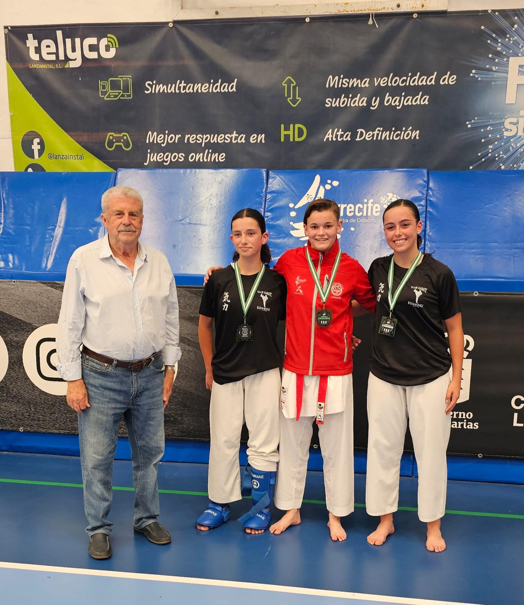 El Club de Kárate Poliarrecife en el Campeonato de Arrecife 