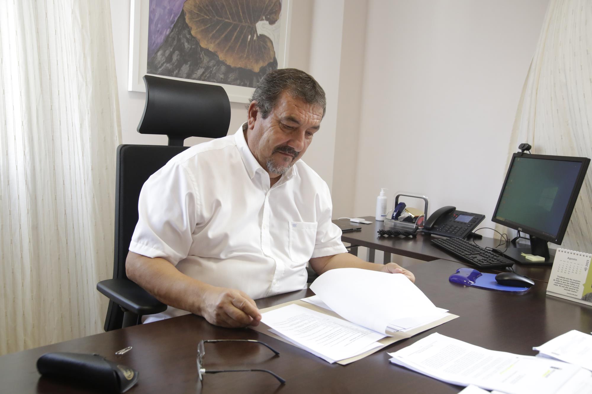 Miguel Ángel Jiménez, consejero de Transportes y Movilidad del Cabildo de Lanzarote