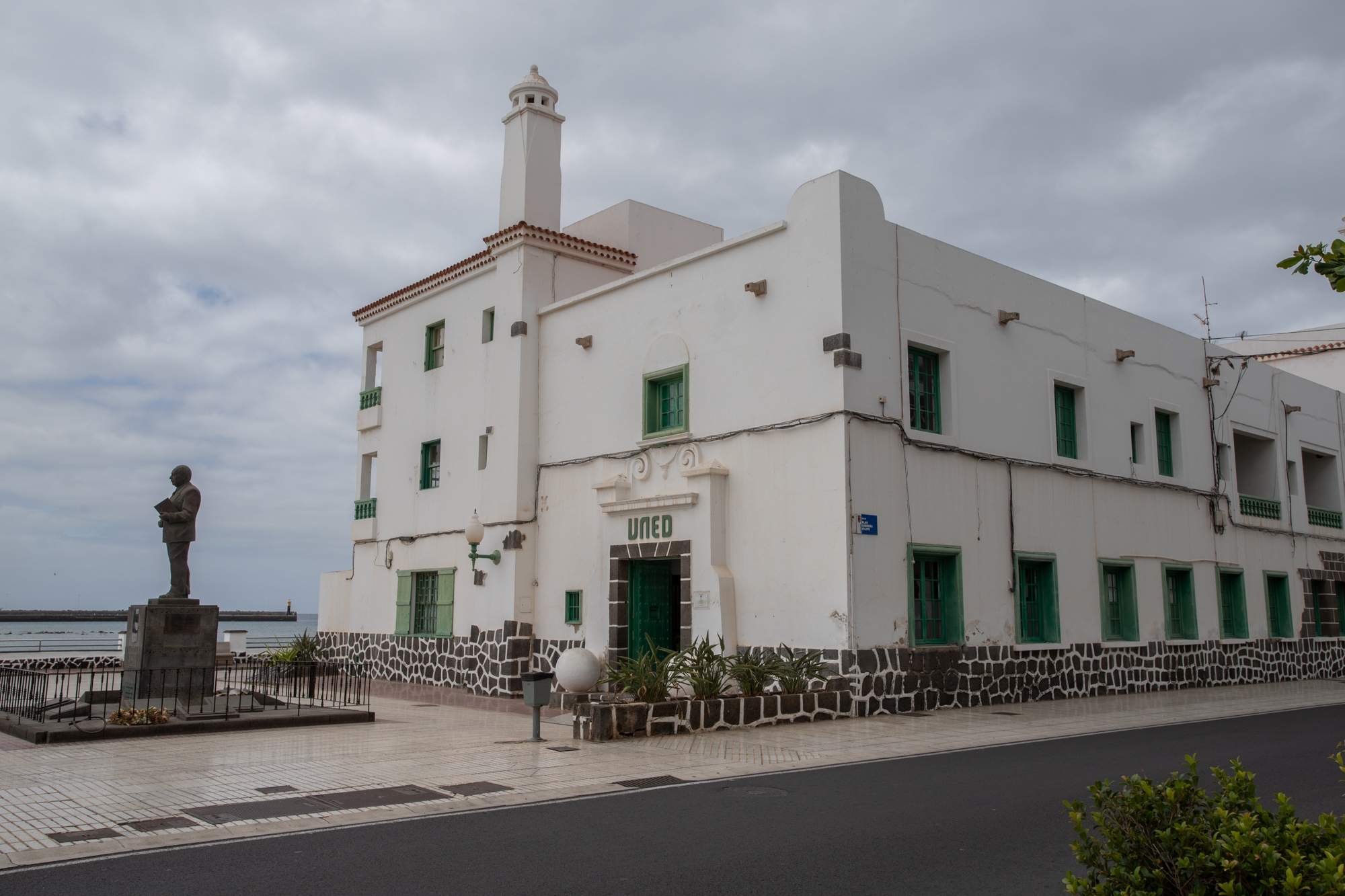 The UNED building in Lanzarote. Photo: Andrea Domínguez.