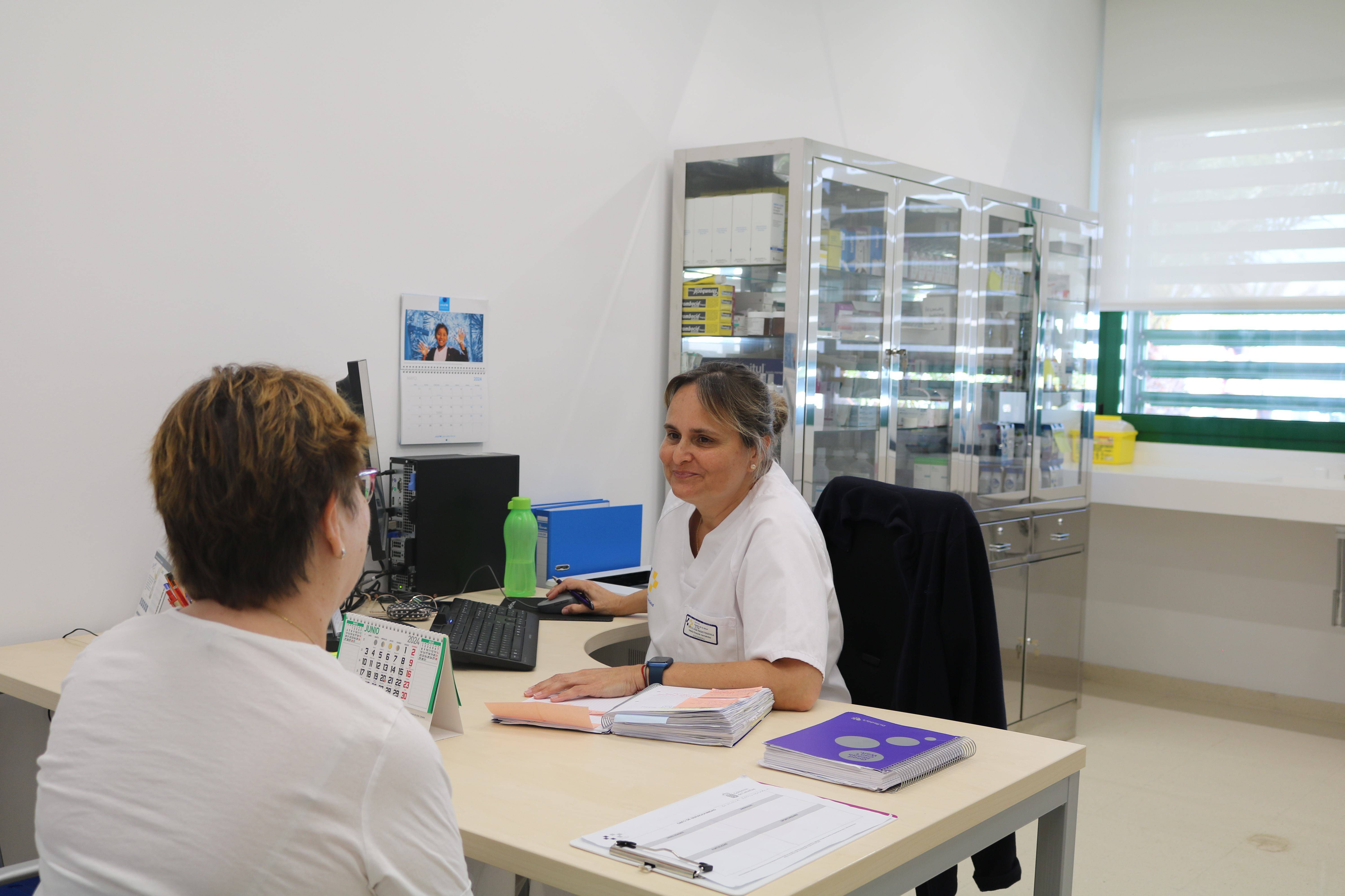 Paciente en una consulta Molina Orosa