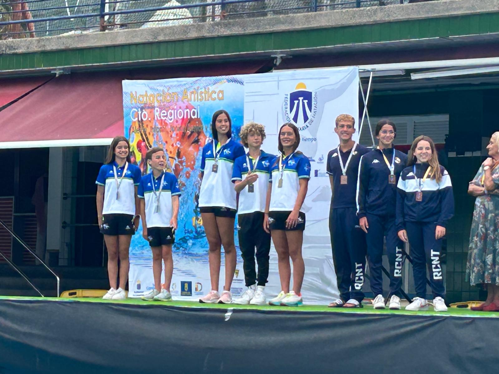 CD Pingüinos en el campeonato de Canarias de verano de natación artística CD Pingüinos en el campeonato de Canarias de verano de natación artística