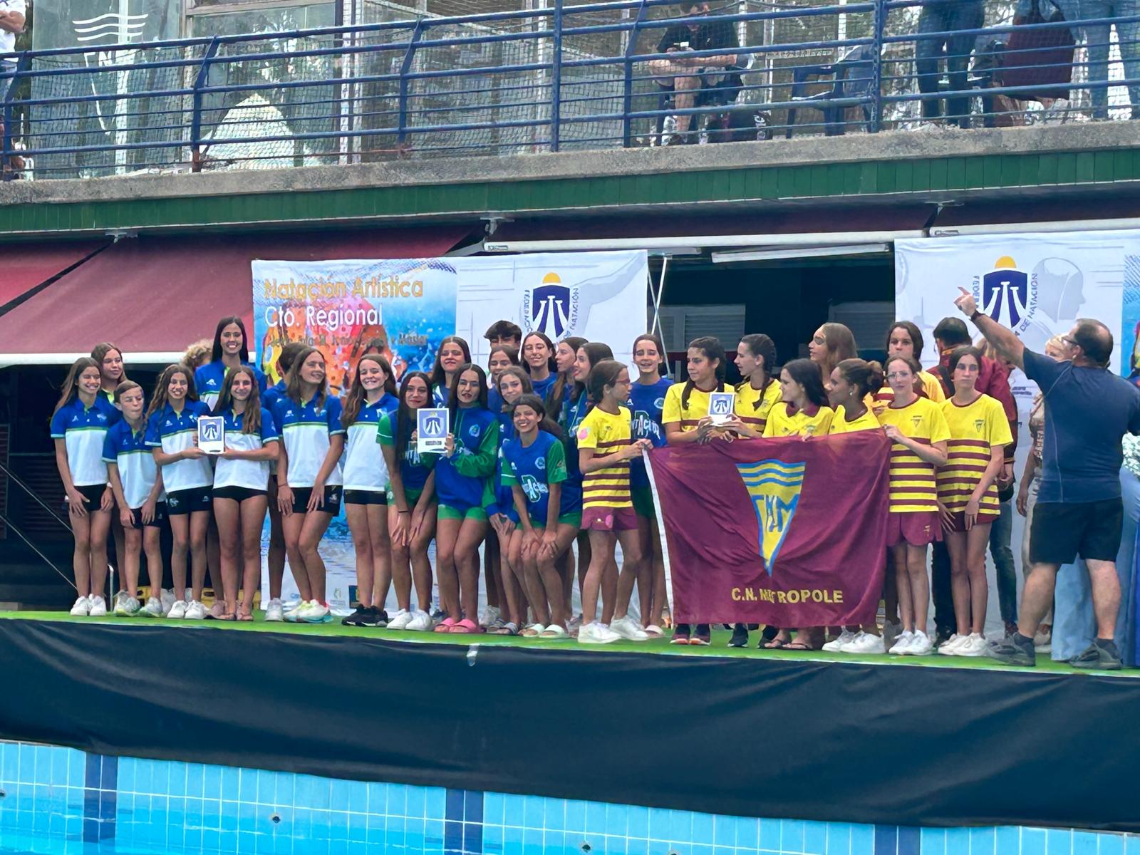 CD Pingüinos en el campeonato de Canarias de verano de natación artística CD Pingüinos en el campeonato de Canarias de verano de natación artística