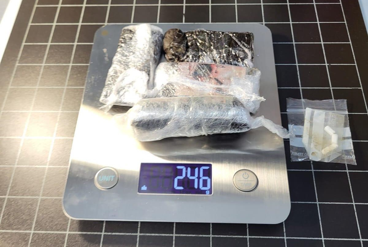 Droga decomisada en la prisión de Tahíche 
