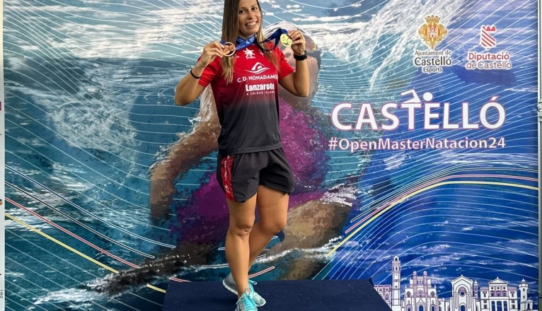 Laura García, ganadora de las dos medallas Laura García, ganadora de las dos medallas