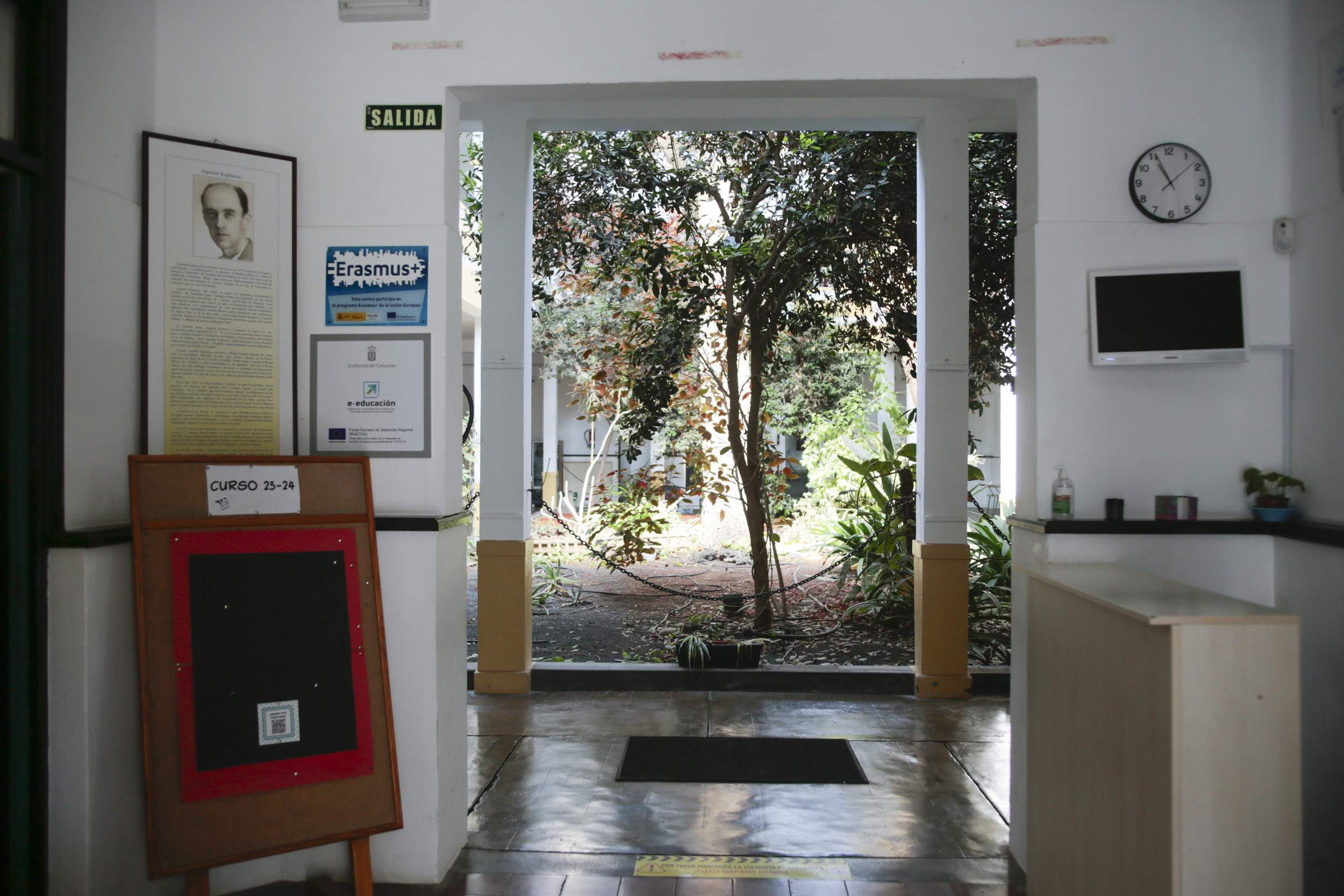 Instalaciones del IES Agustín Espinosa en Arrecife