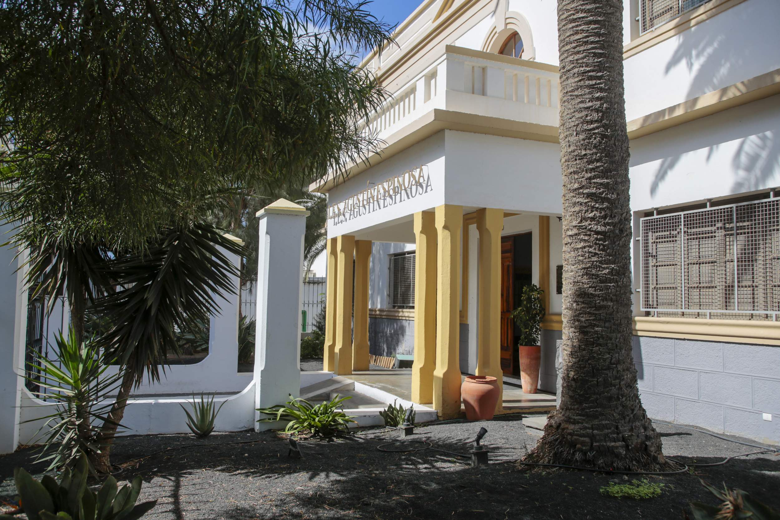 Instalaciones del IES Agustín Espinosa en Arrecife