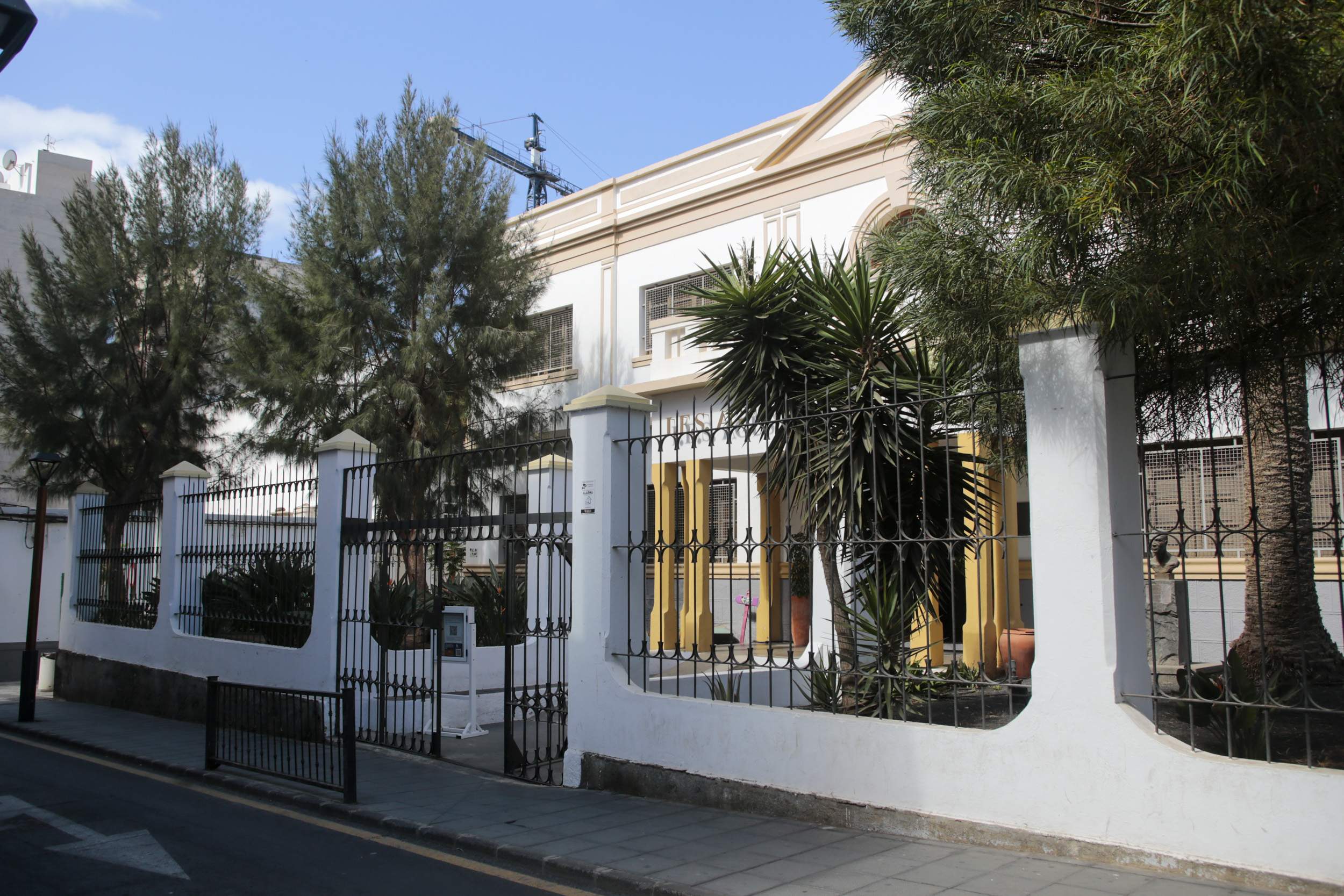 Instalaciones del IES Agustín Espinosa en Arrecife