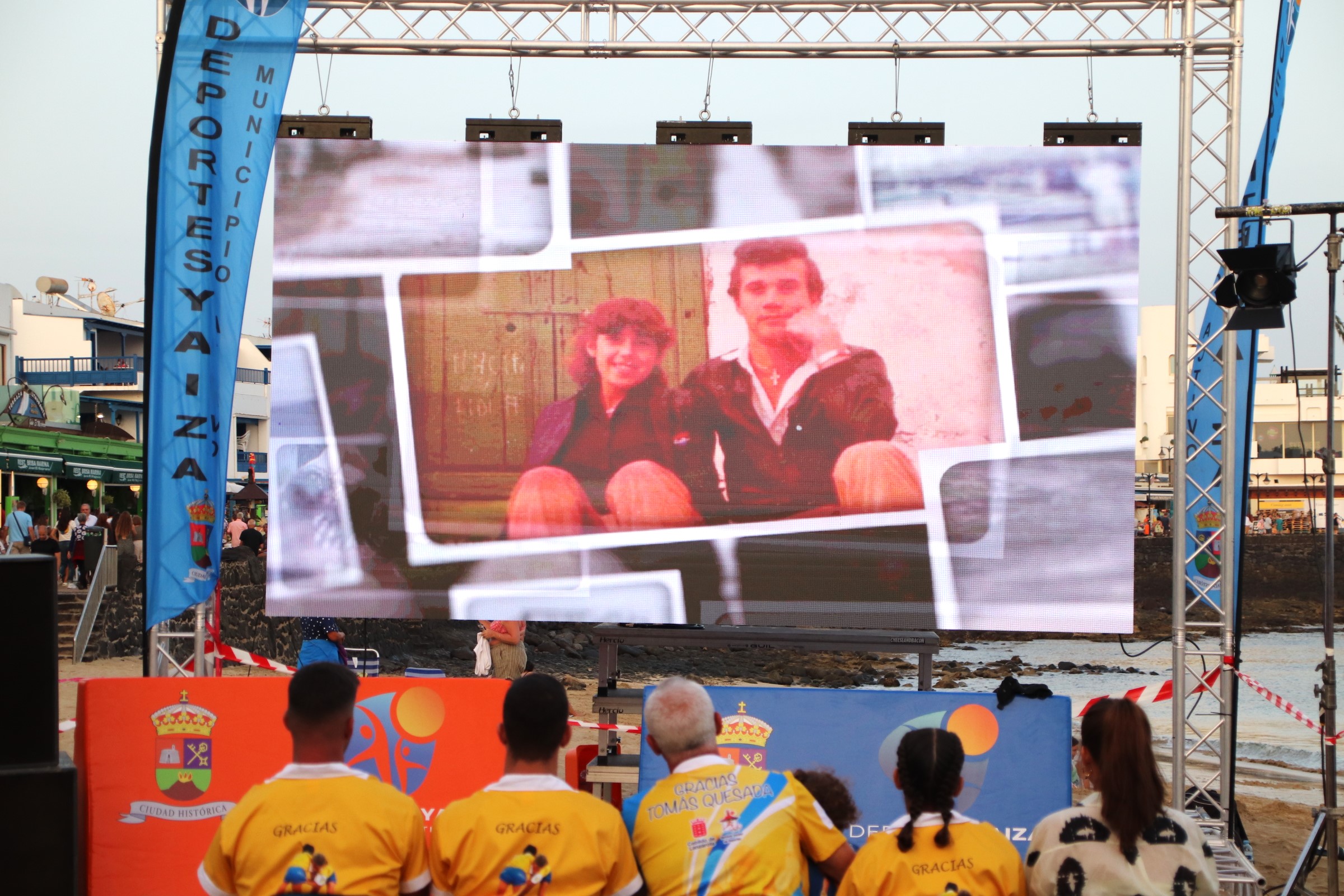 Homenaje a Tomás Quesada en Playa Blanca