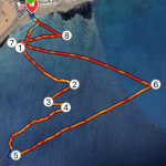 El punto 5 corresponde al lugar donde se encontró el cuerpo El punto 5 corresponde al lugar donde se encontró el cuerpo