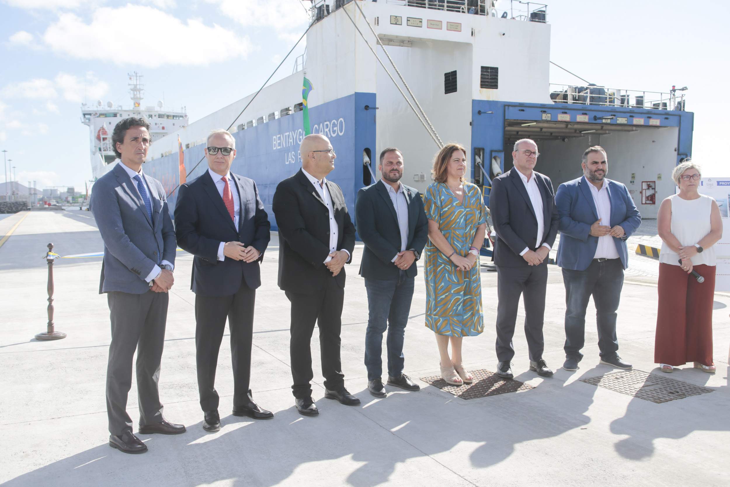 Inauguración de la ampliación del Muelle de Naos