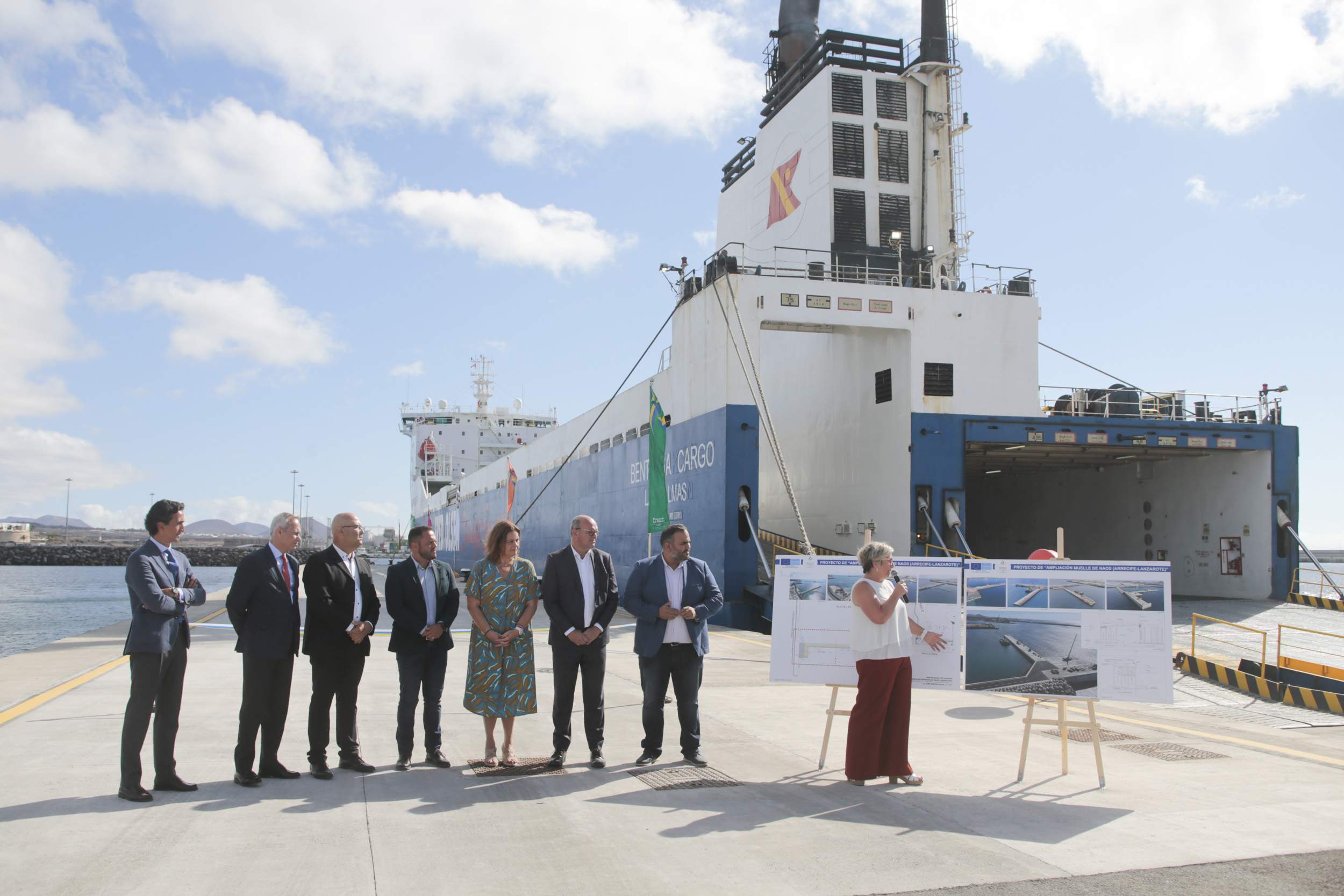  Inauguración de la ampliación del Muelle de Naos