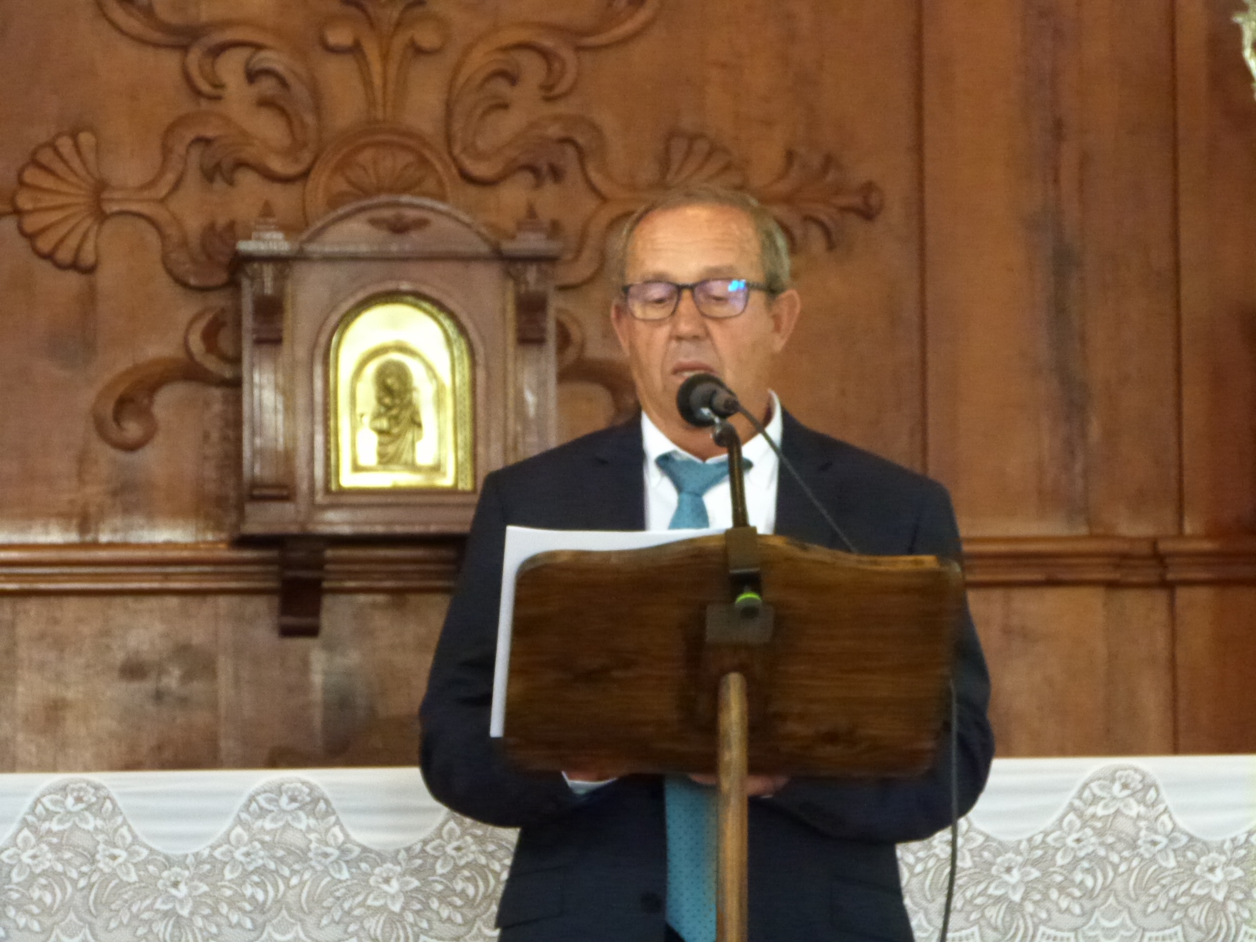 El pregón de José Miguel Duque en la montaña de Teguise