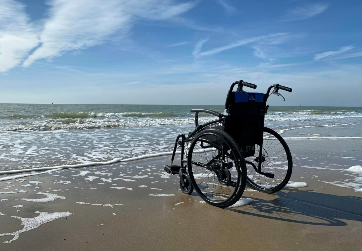 Beach wheelchair
