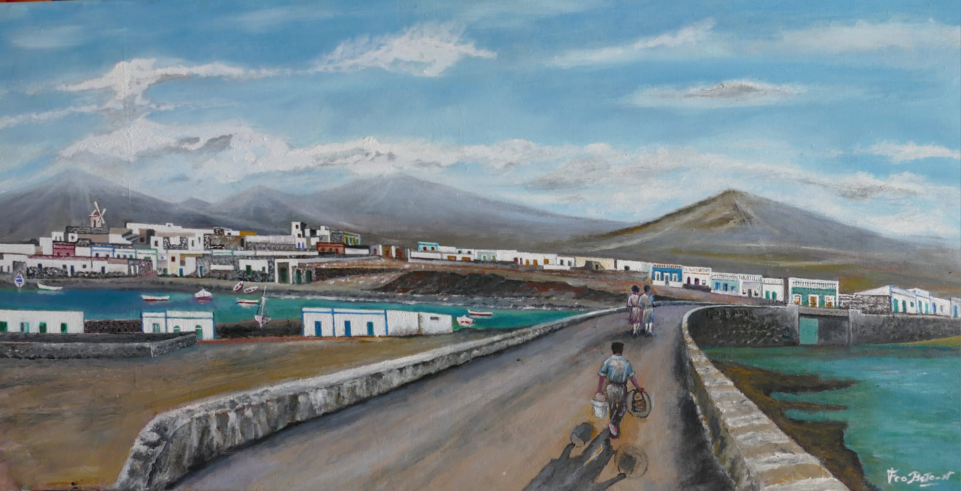 Inaugurada la exposición 'Mirando al Mar' en la Sociedad Democracia