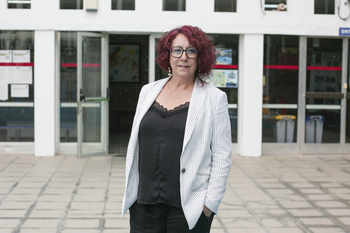 Carmen Déniz, directora de la Escuela de Pesca de Lanzarote. Imagen: Juan Mateos.