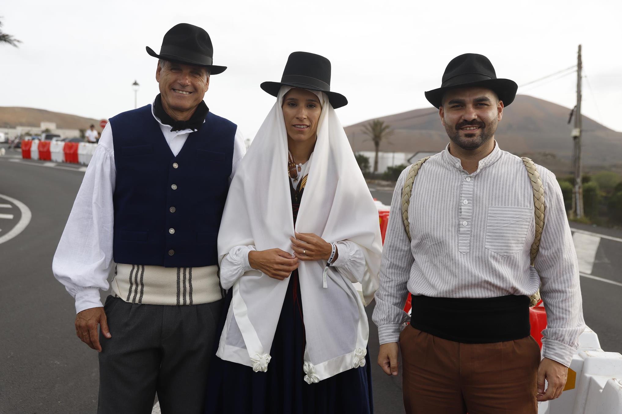 Ofrenda en la Romería de Los Dolores. 