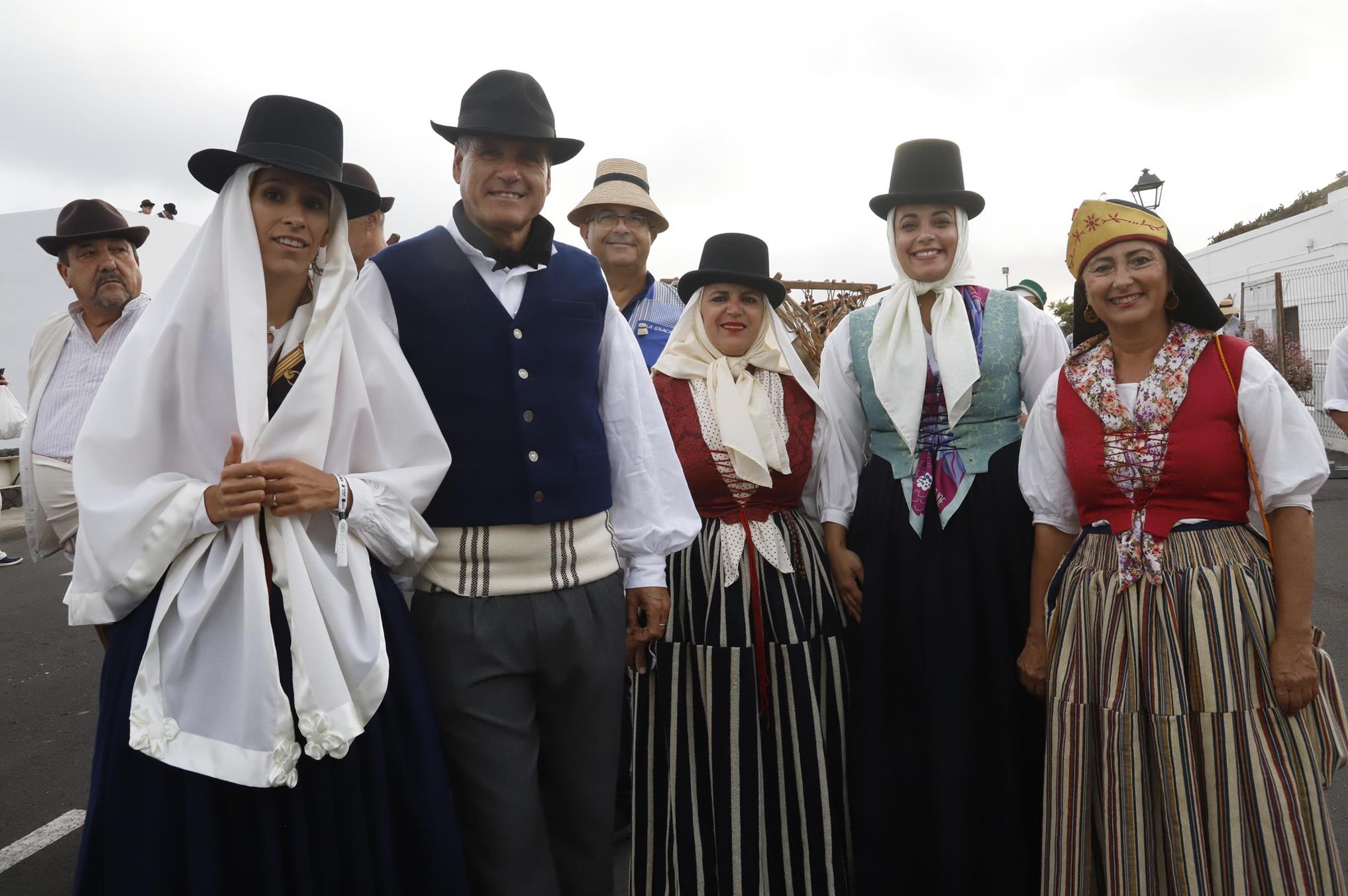 Ofrenda en la Romería de Los Dolores. 