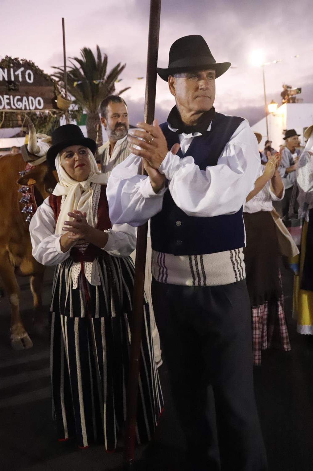 Ofrenda en la Romería de Los Dolores. 