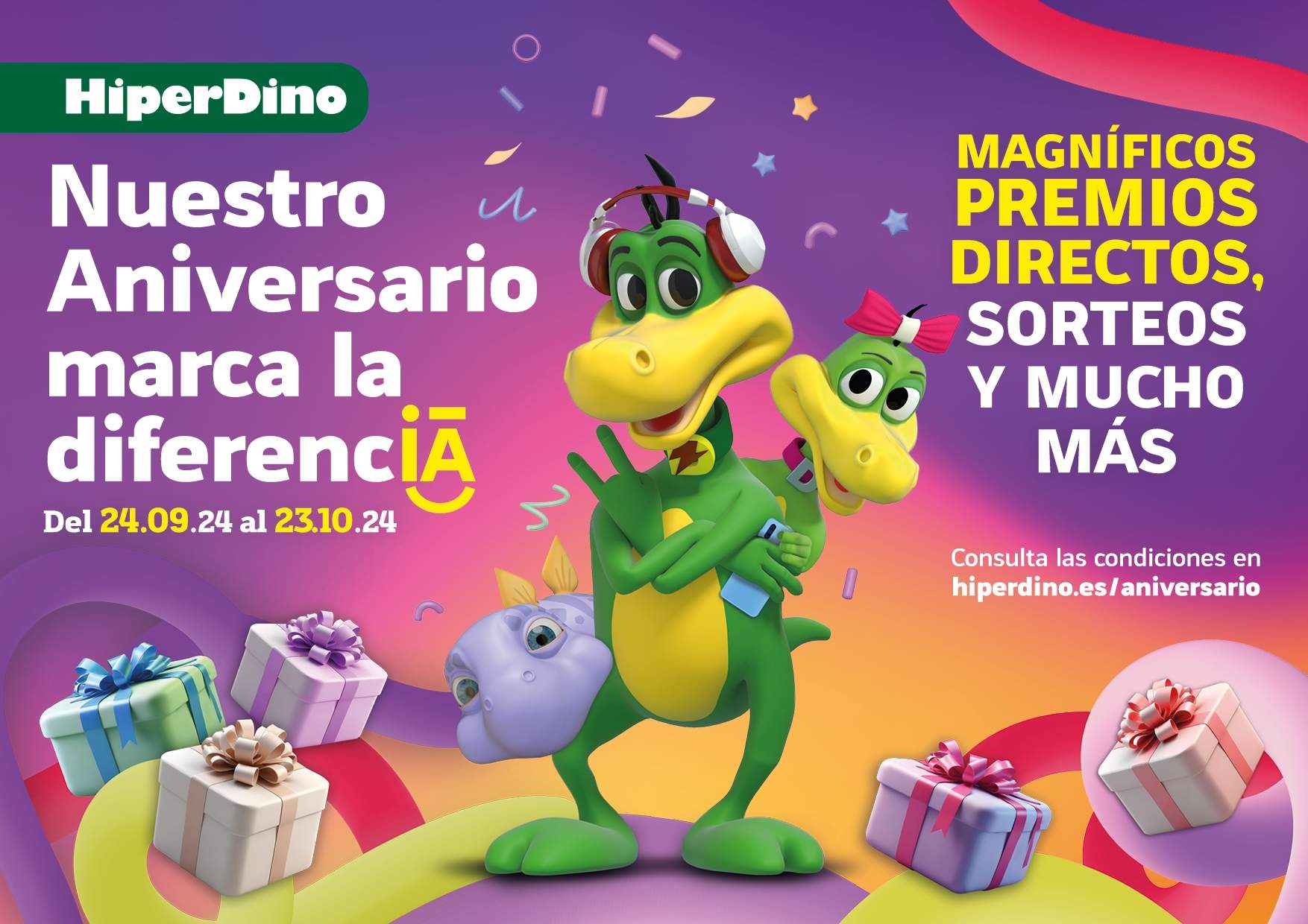HiperDino launches its Anniversary campaign