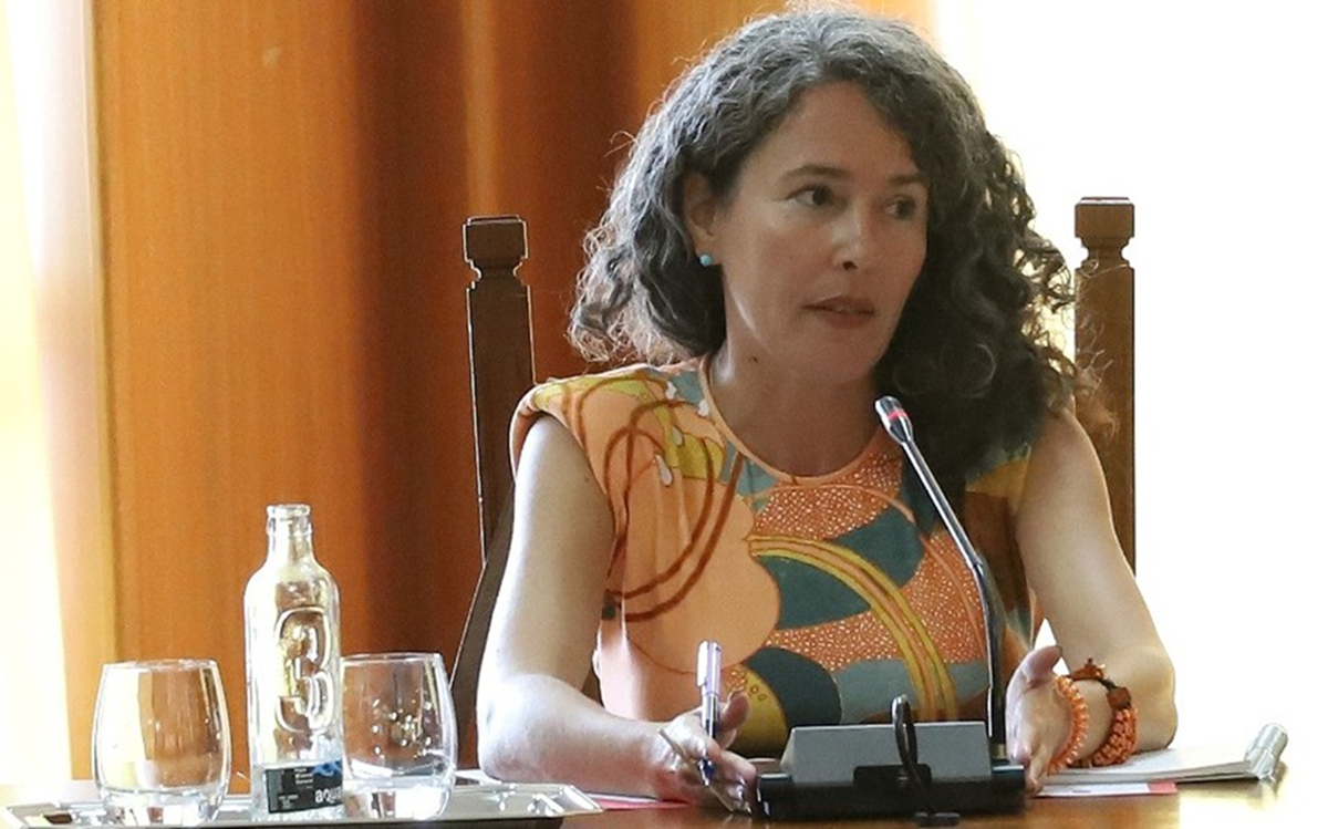 Ariagona González, portavoz del PSOE en el Cabildo de Lanzarote