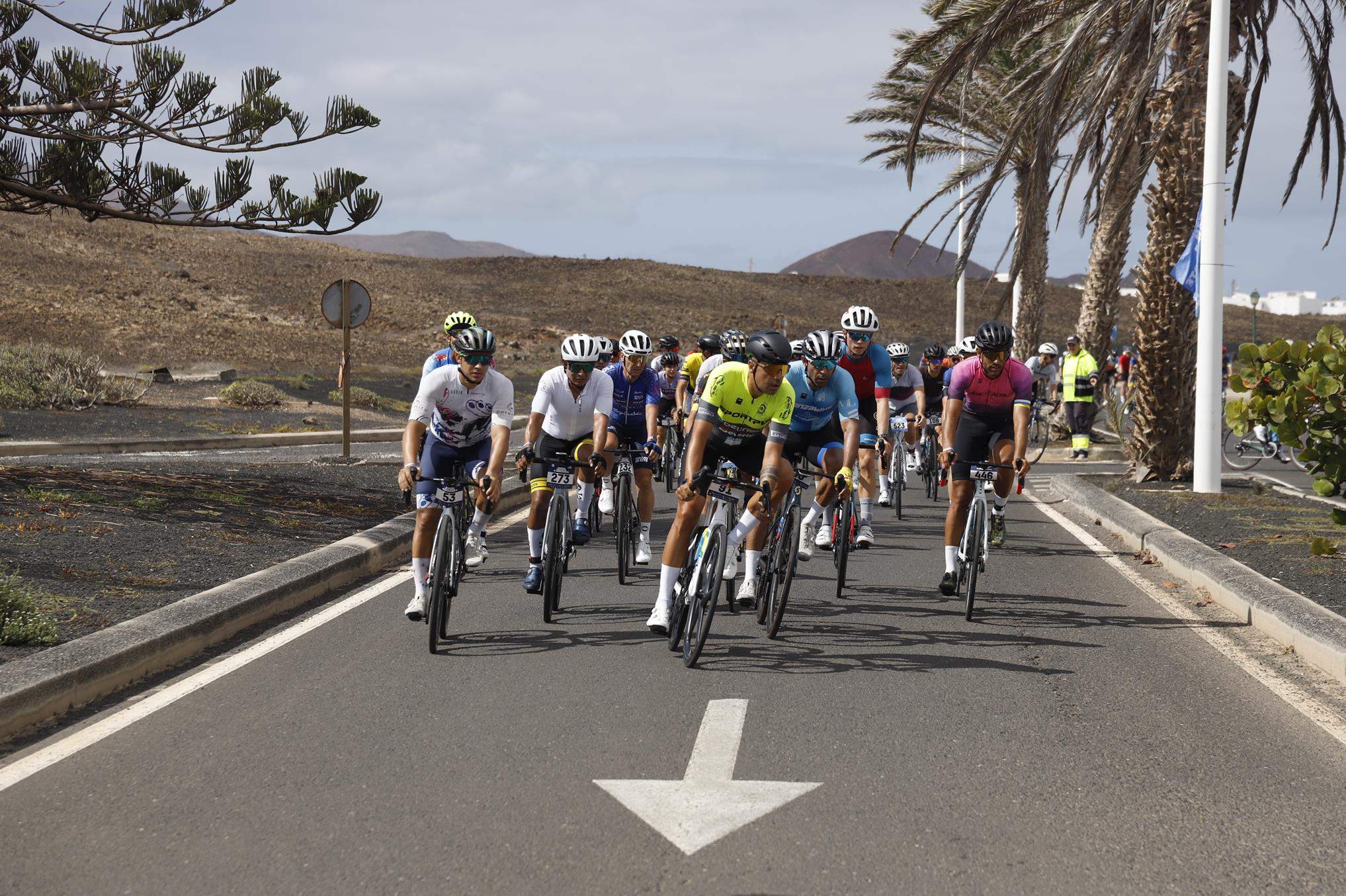 II jornada de la I Vuelta Ciclista a Lanzarote (Fotos: La Voz)