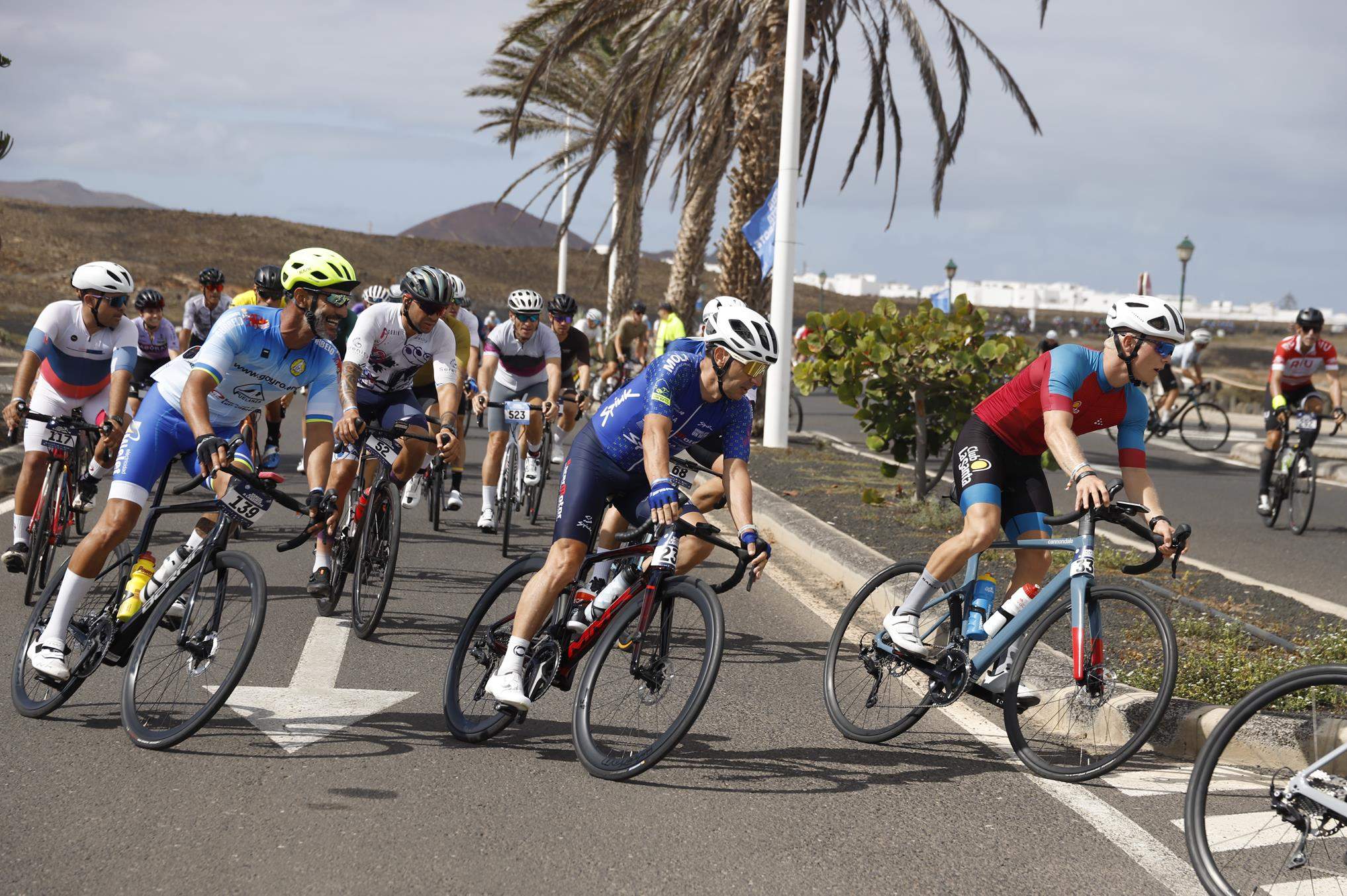 II jornada de la I Vuelta Ciclista a Lanzarote (Fotos: La Voz)