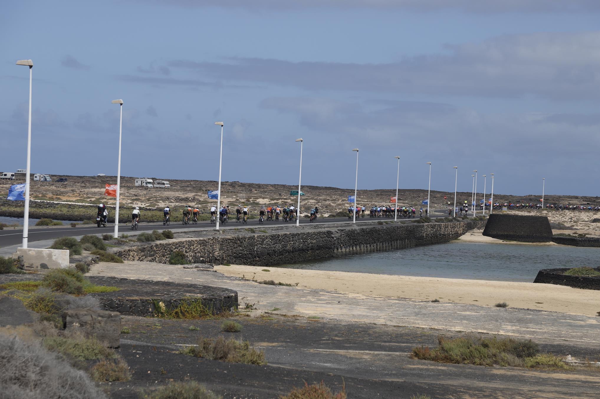 II jornada de la I Vuelta Ciclista a Lanzarote (Fotos: La Voz)
