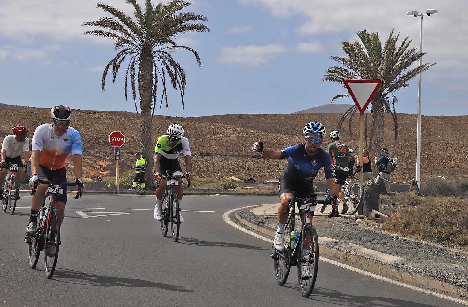 II jornada de la I Vuelta Ciclista a Lanzarote (Fotos: La Voz)
