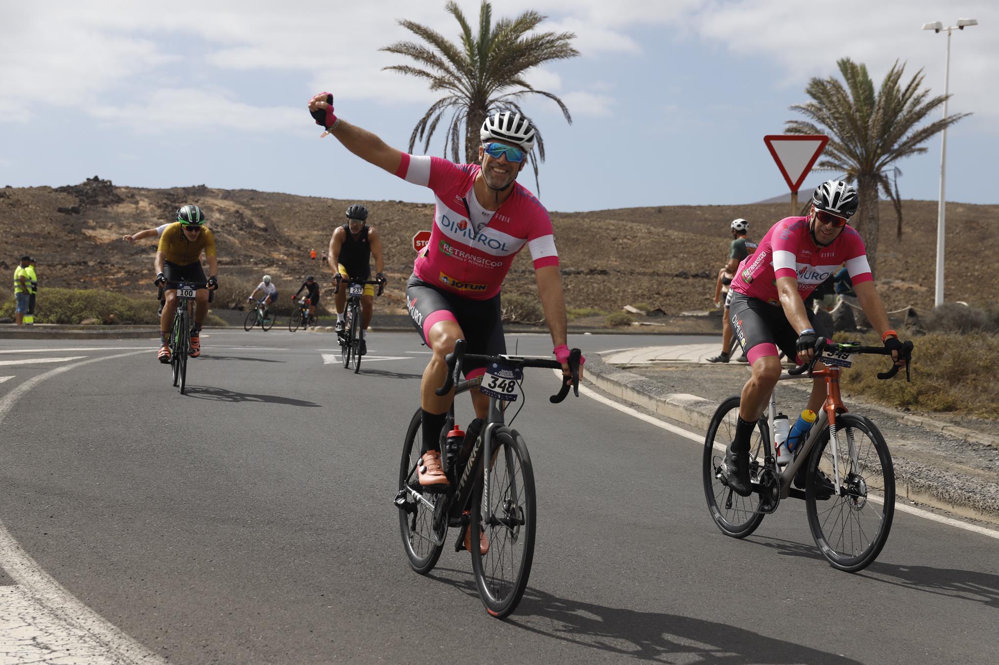II jornada de la I Vuelta Ciclista a Lanzarote (Fotos: La Voz)