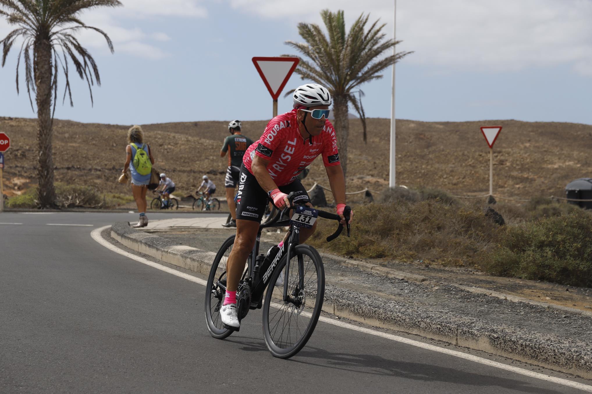 II jornada de la I Vuelta Ciclista a Lanzarote (Fotos: La Voz)